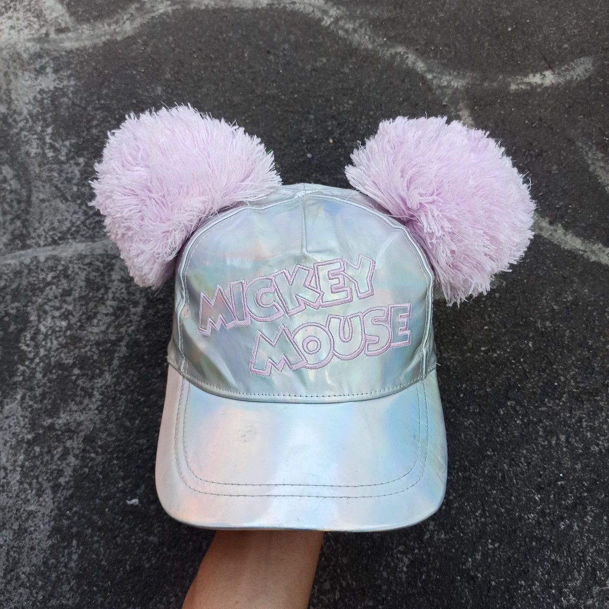 Beauty Beast × Mickey Mouse Sick chrome and pink Mickey Mouse Hat Size ONE SIZE - 1 Thumbnail
