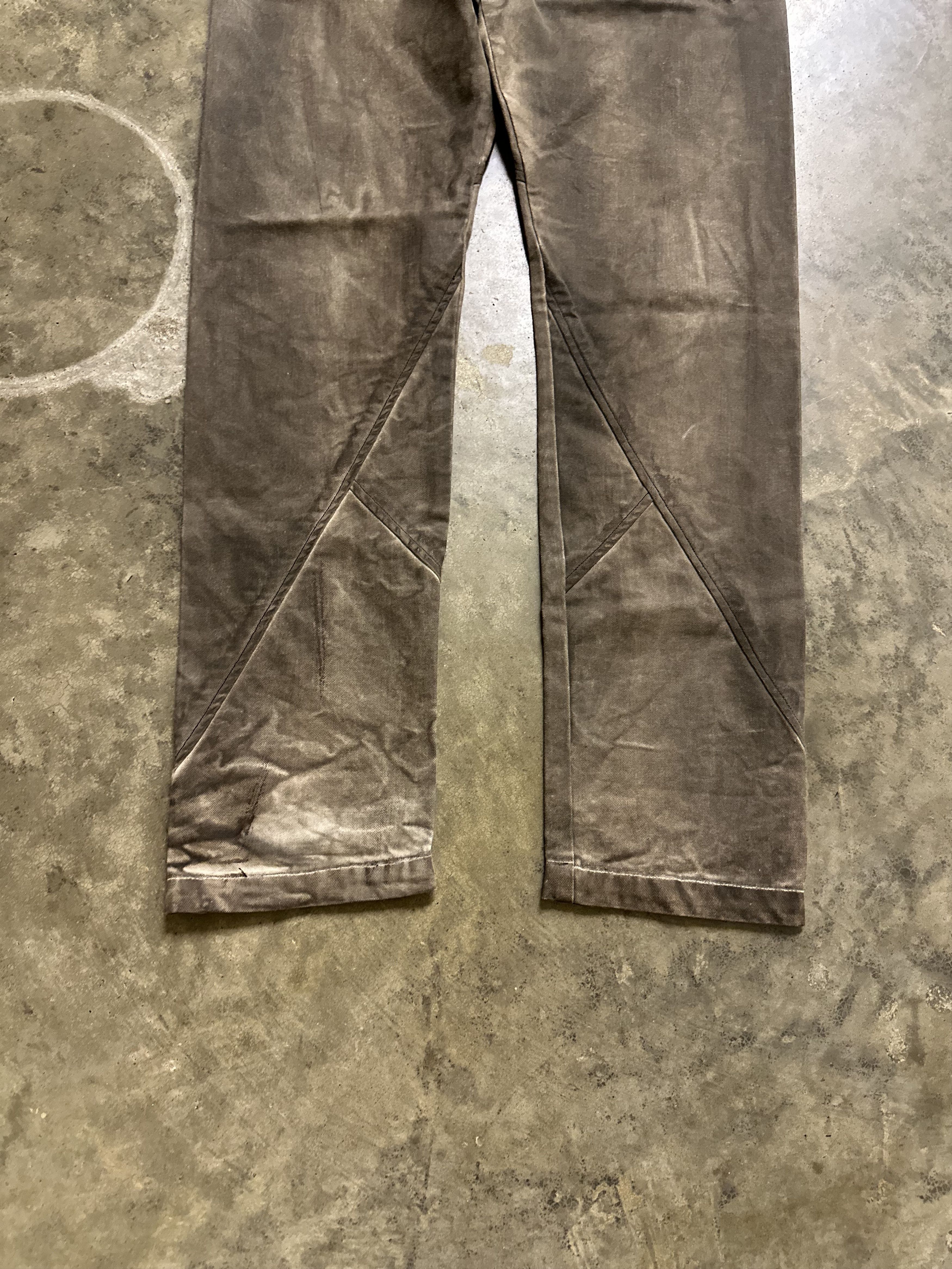 Rick Owens Rick Owens Slab Burnt Spiral Bootcut Jeans Size US 31 - 3 Thumbnail