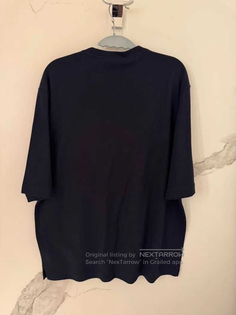 Hermes Hermes Short sleeve navy blue leather pocket T-shirt Size US M / EU 48-50 / 2 - 2 Thumbnail