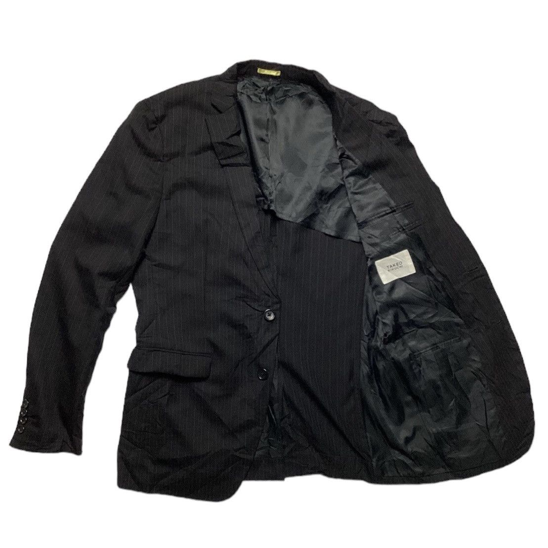 Takeo Kikuchi 🇯🇵 TAKEO KIKUCHI STRIPED BLAZER COAT JACKET Size US M / EU 48-50 / 2 - 11 Thumbnail