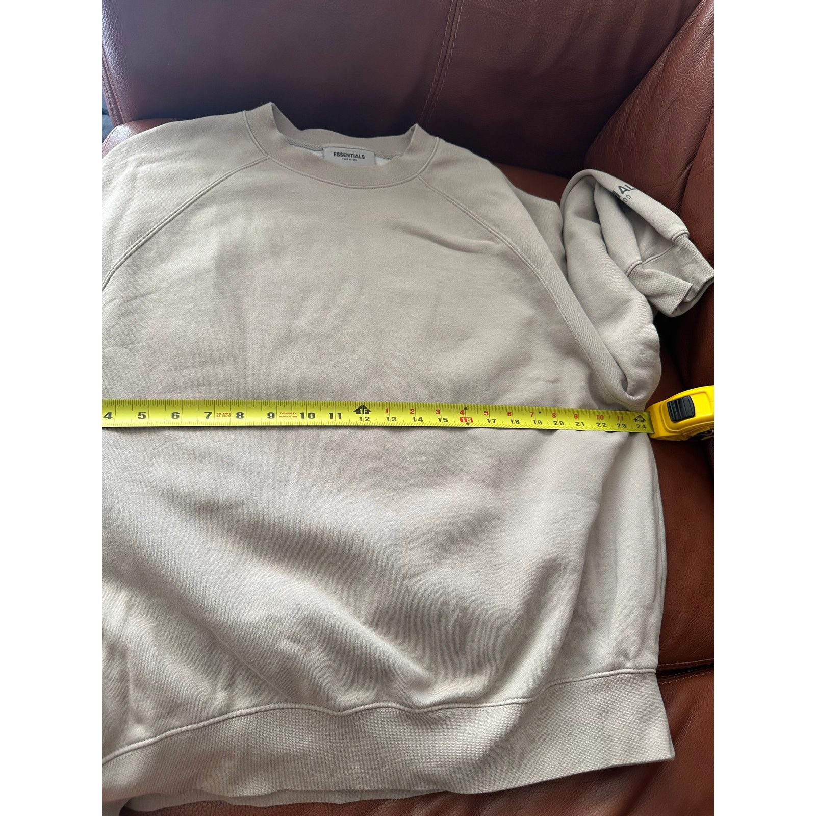 Fear of God Fear of God Essentials Men's Brown Fleece Crewneck - Size S Size US S / EU 44-46 / 1 - 6 Thumbnail