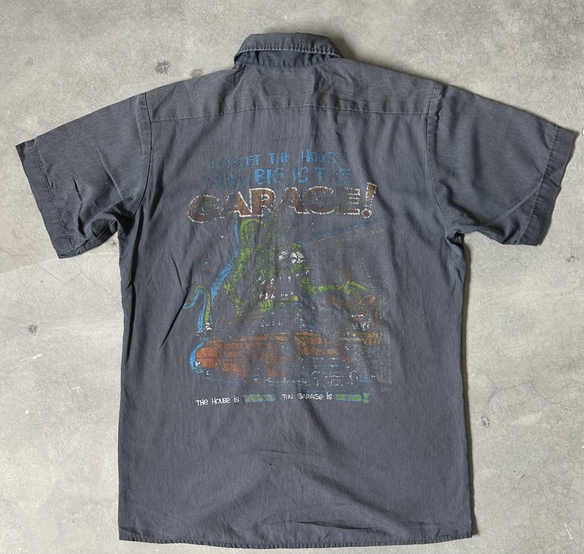 VINTAGE DICKIES RAT FINKS ROD WELLFADED SHIRT