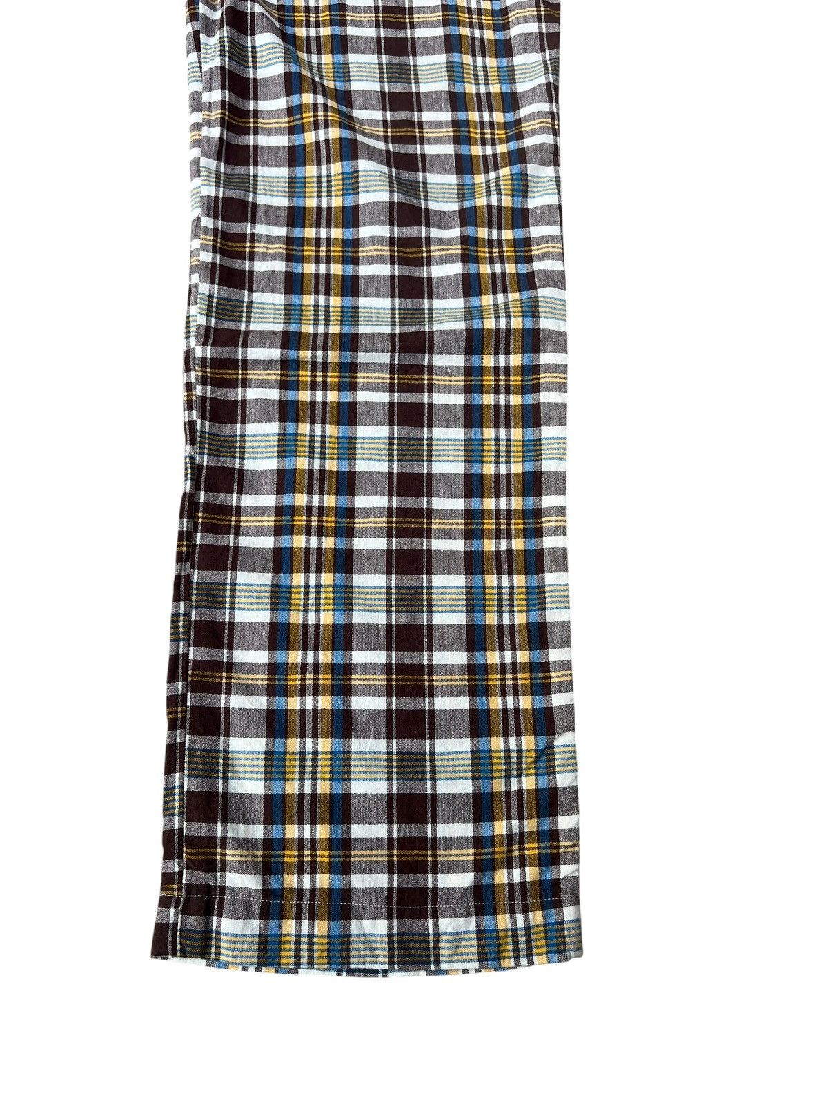 Waste(twice) Waste Twice Japan 100% Linen Checkered Trouser Pant Size US 34 / EU 50 - 11 Thumbnail