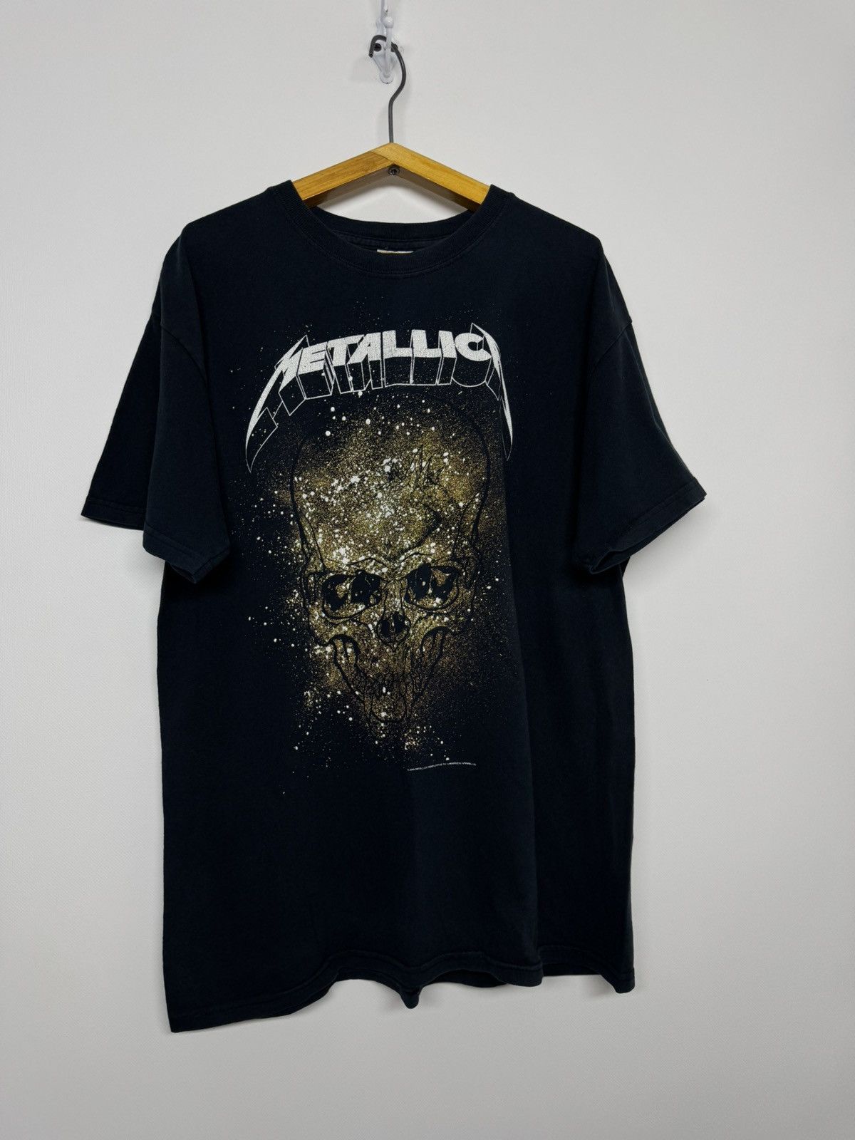 Gildan Vintage 2008 Metallica Skull Rock Band Black Tee Size US M / EU 48-50 / 2 - 5 Thumbnail