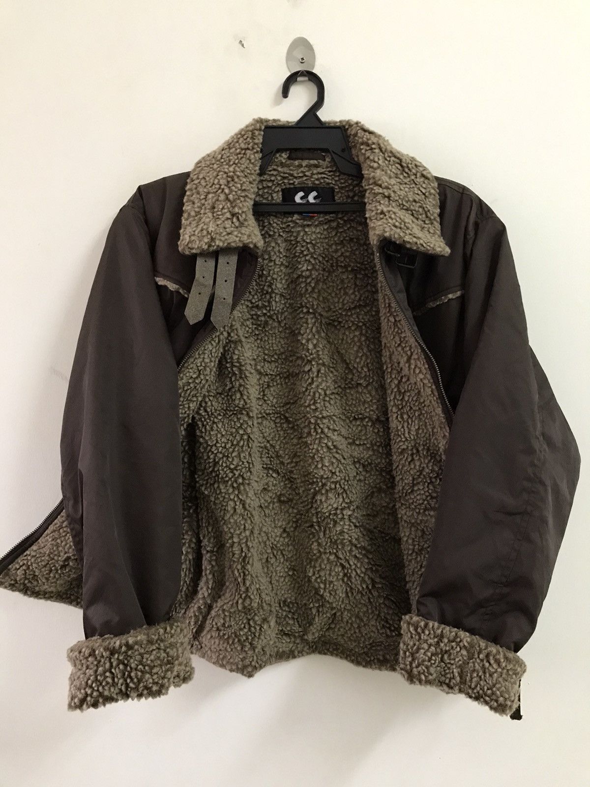 Japanese Brand × Kansai Yamamoto Vintage Kansai Yamamoto B3 Shearling Jacket Size US M / EU 48-50 / 2 - 4 Thumbnail