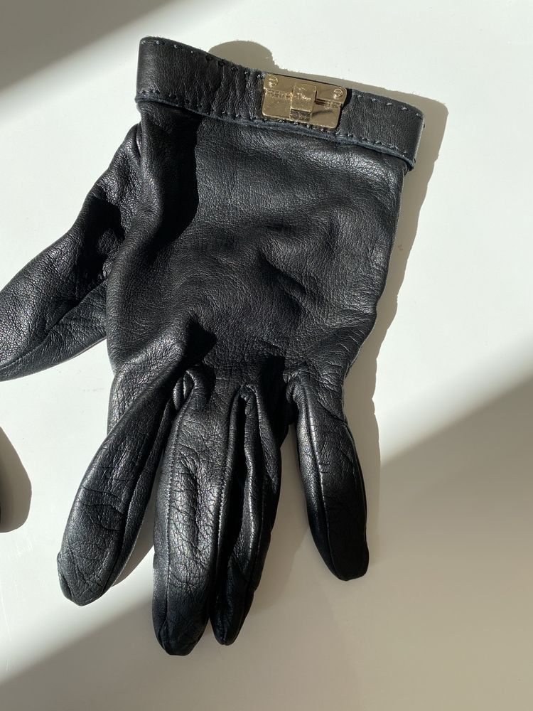 Christian Dior Monsieur Christian Dior Leather Gloves Size ONE SIZE - 2 Thumbnail