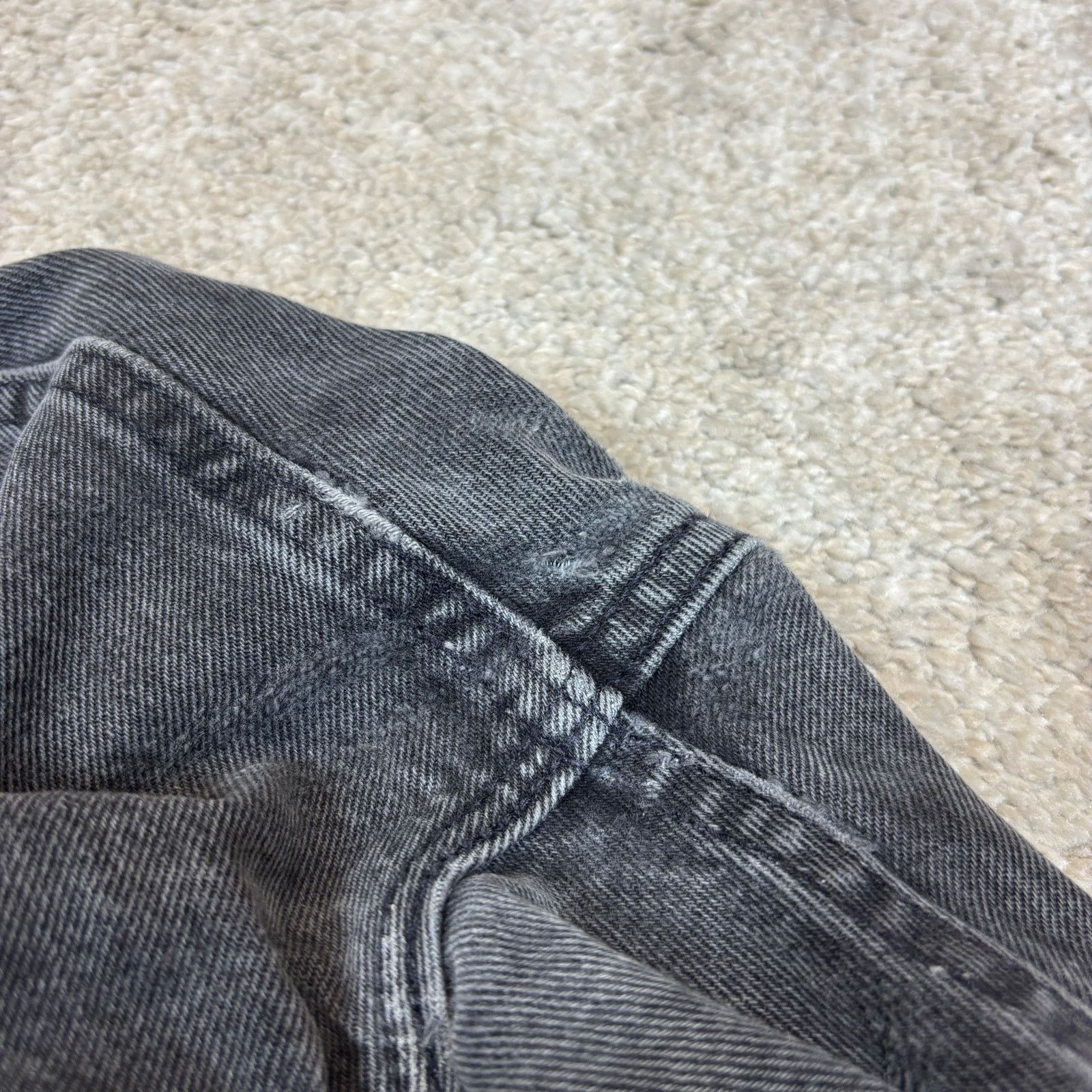 Levi's × Vintage Vintage 90s Levi's 550 Relaxed Fit Tapered Black Jeans 31x32 Size US 31 - 13 Thumbnail