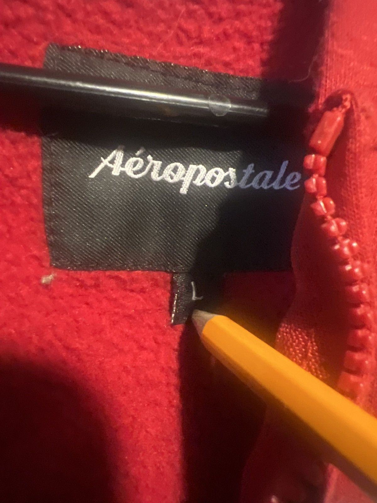 Aeropostale Aeropostale Red Sweater Size US L / EU 52-54 / 3 - 4 Thumbnail