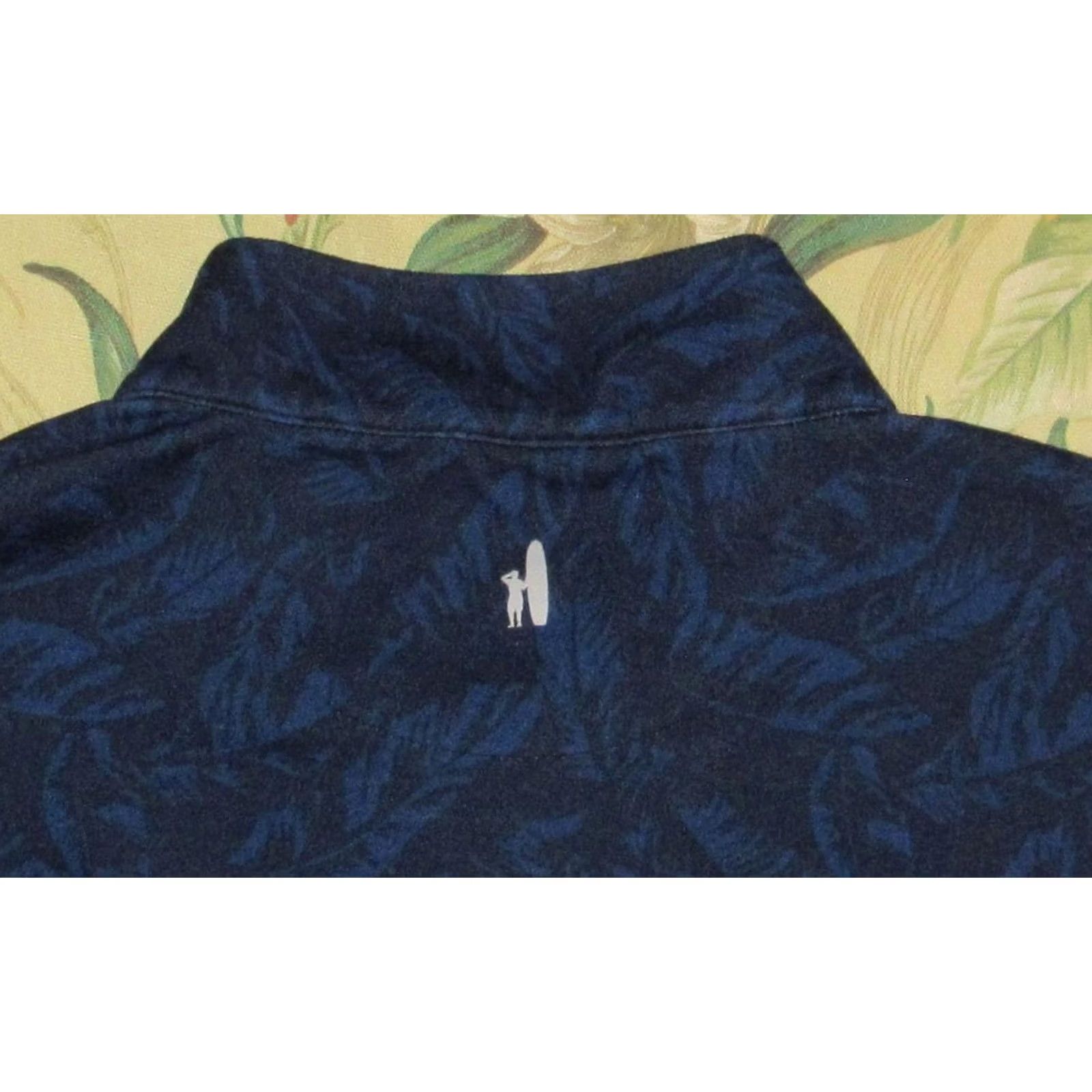 johnnie-O JOHNNIE O Navy Blue Quarter Zip Sweater Large Men XS? Size US L / EU 52-54 / 3 - 3 Thumbnail