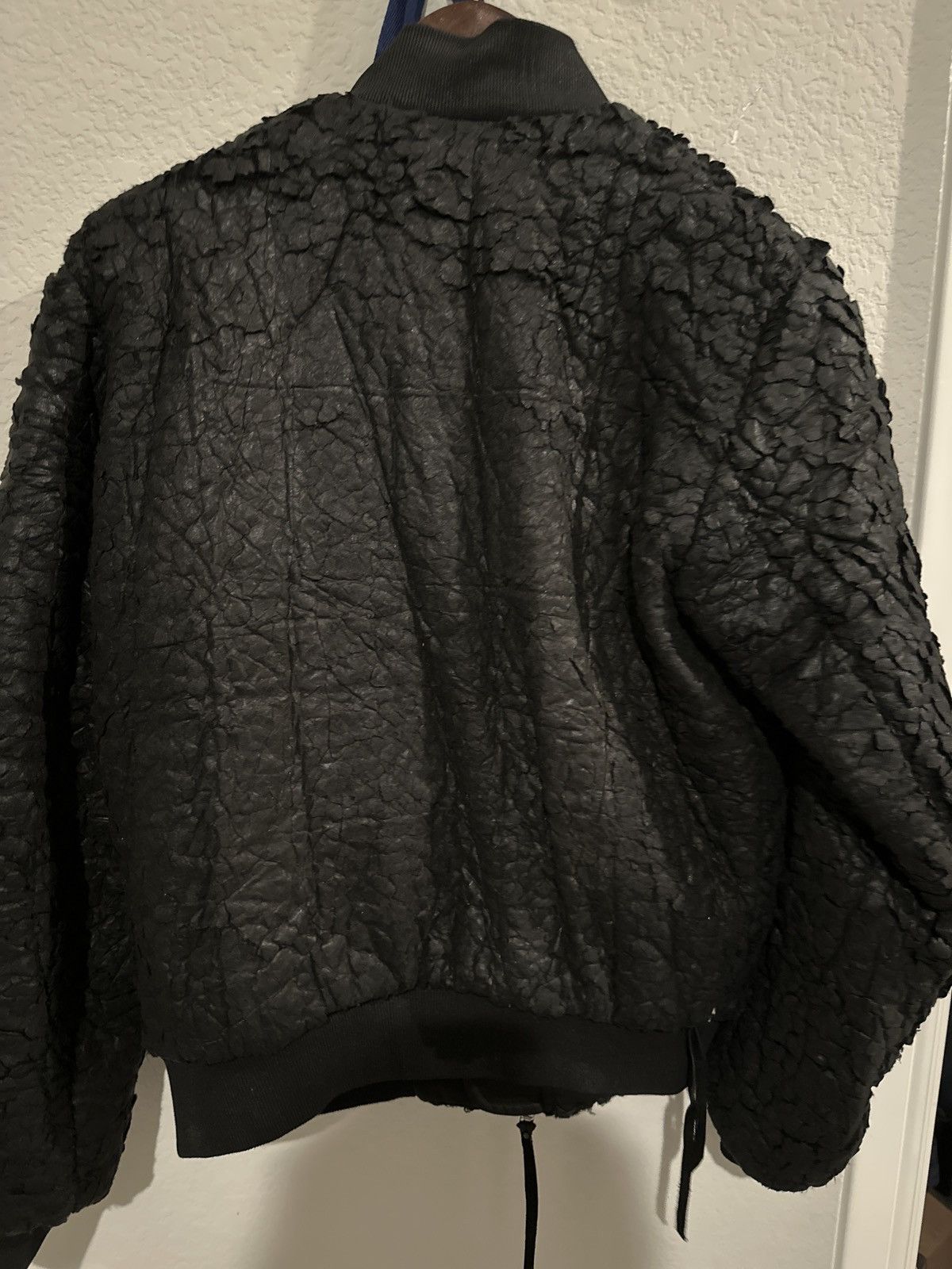 KMRii Kmrii MA-1 Wax Coated Bomber Jacket Size US M / EU 48-50 / 2 - 2 Thumbnail