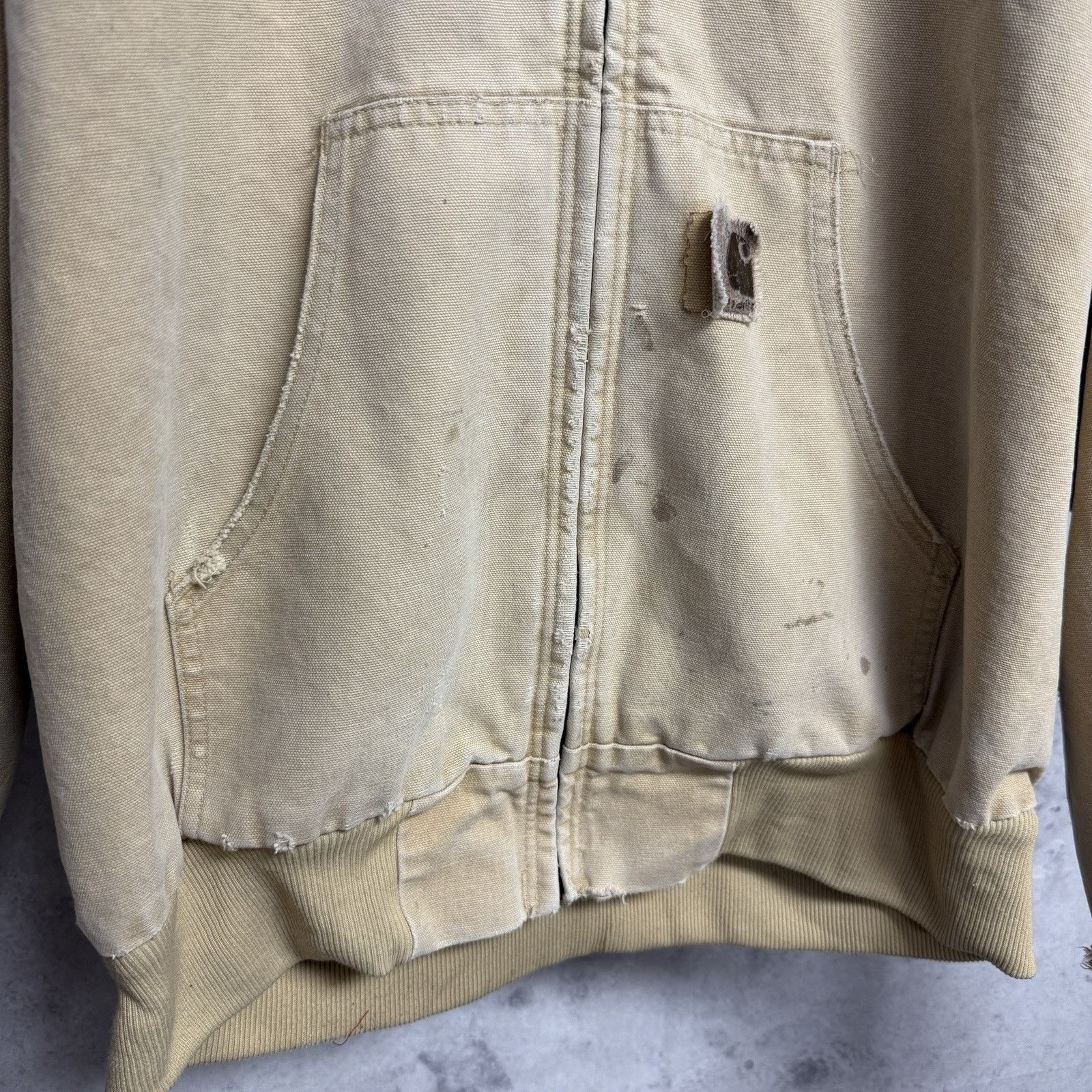 Carhartt Vintage Carhartt J06 Wet Jacket Mens XL Insulated Full Zip C Size US XL / EU 56 / 4 - 4 Thumbnail