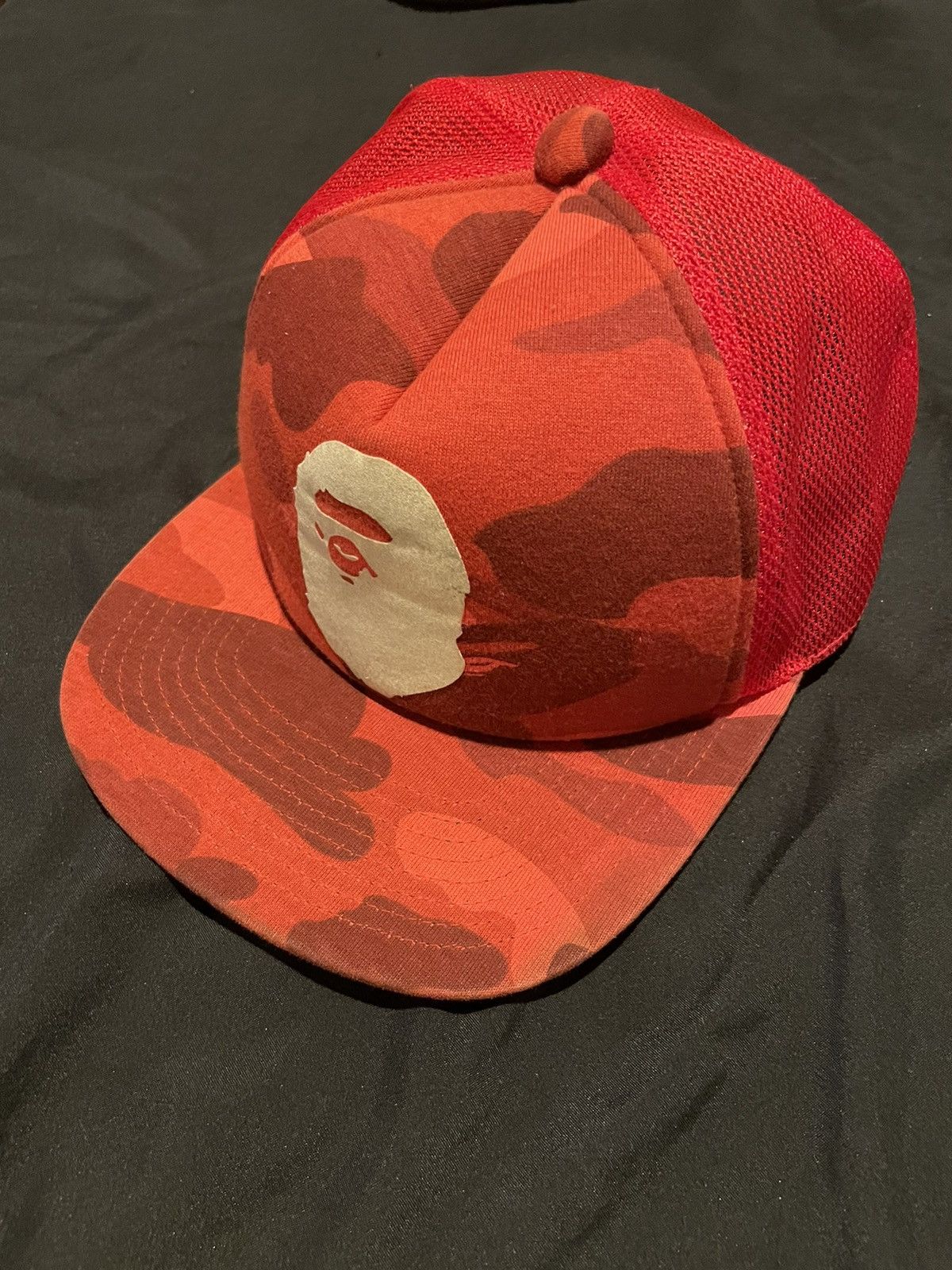Bape Color Camo Ape Head Mesh Cap Size ONE SIZE - 2 Thumbnail