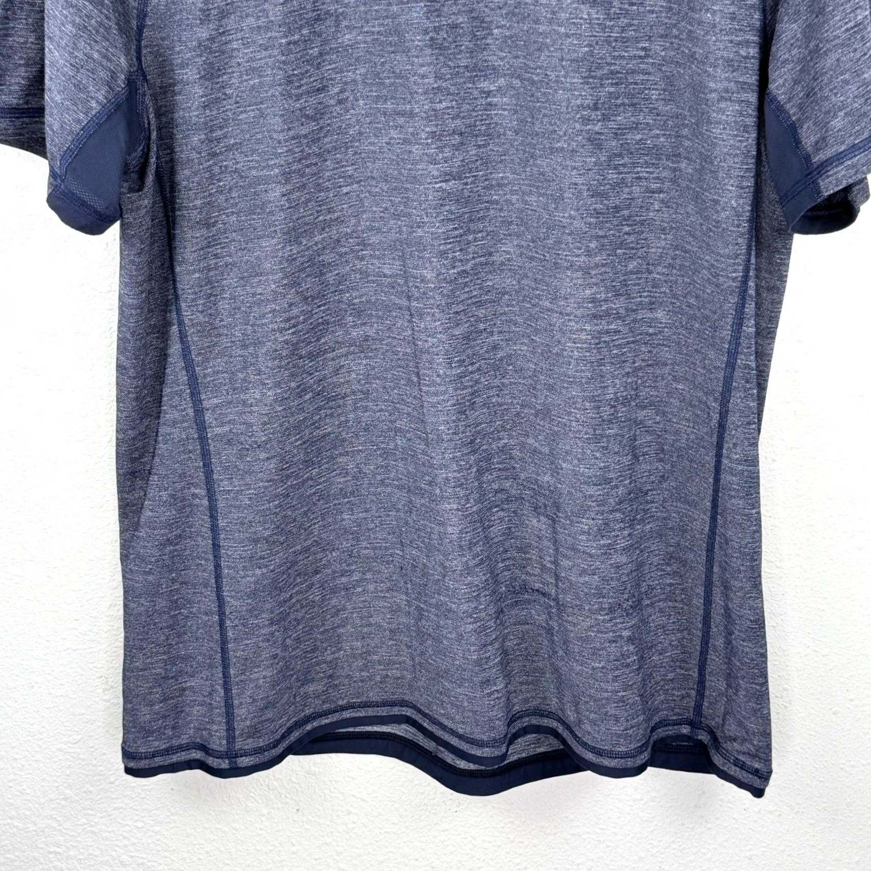 Lululemon Lululemon Metal Vent Tech Tee Men's XL Short Sleeve Shirt Top Navy Size US XL / EU 56 / 4 - 3 Thumbnail