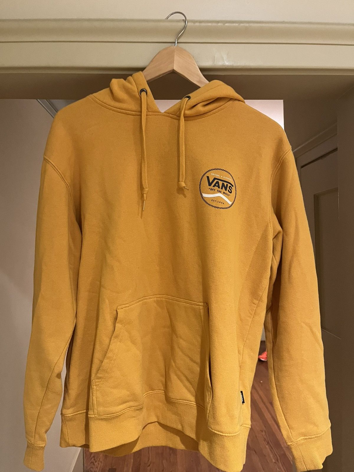 Vans × Vintage Vans “Off the Wall” Vintage Yellow Hoodie Size US S / EU 44-46 / 1 - 1 Thumbnail