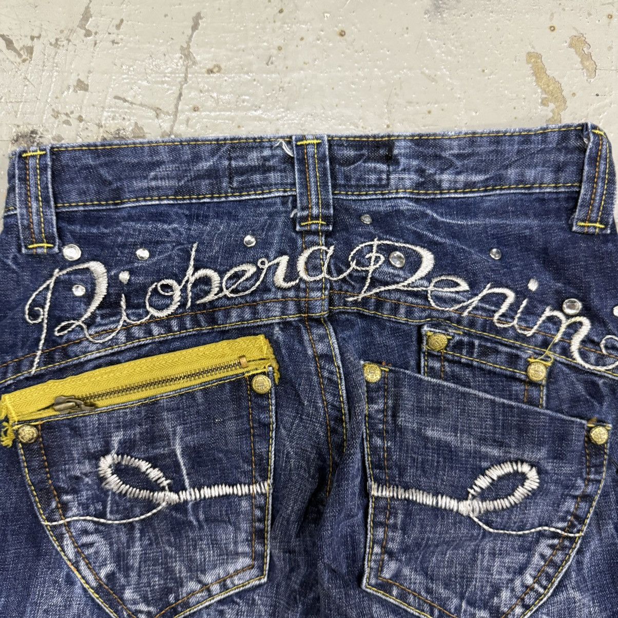 Beauty Beast 🔥Flared🔥 Japanese Riobera Rhine Stone Jeans🔥 Size US 26 / EU 42 - 12 Thumbnail