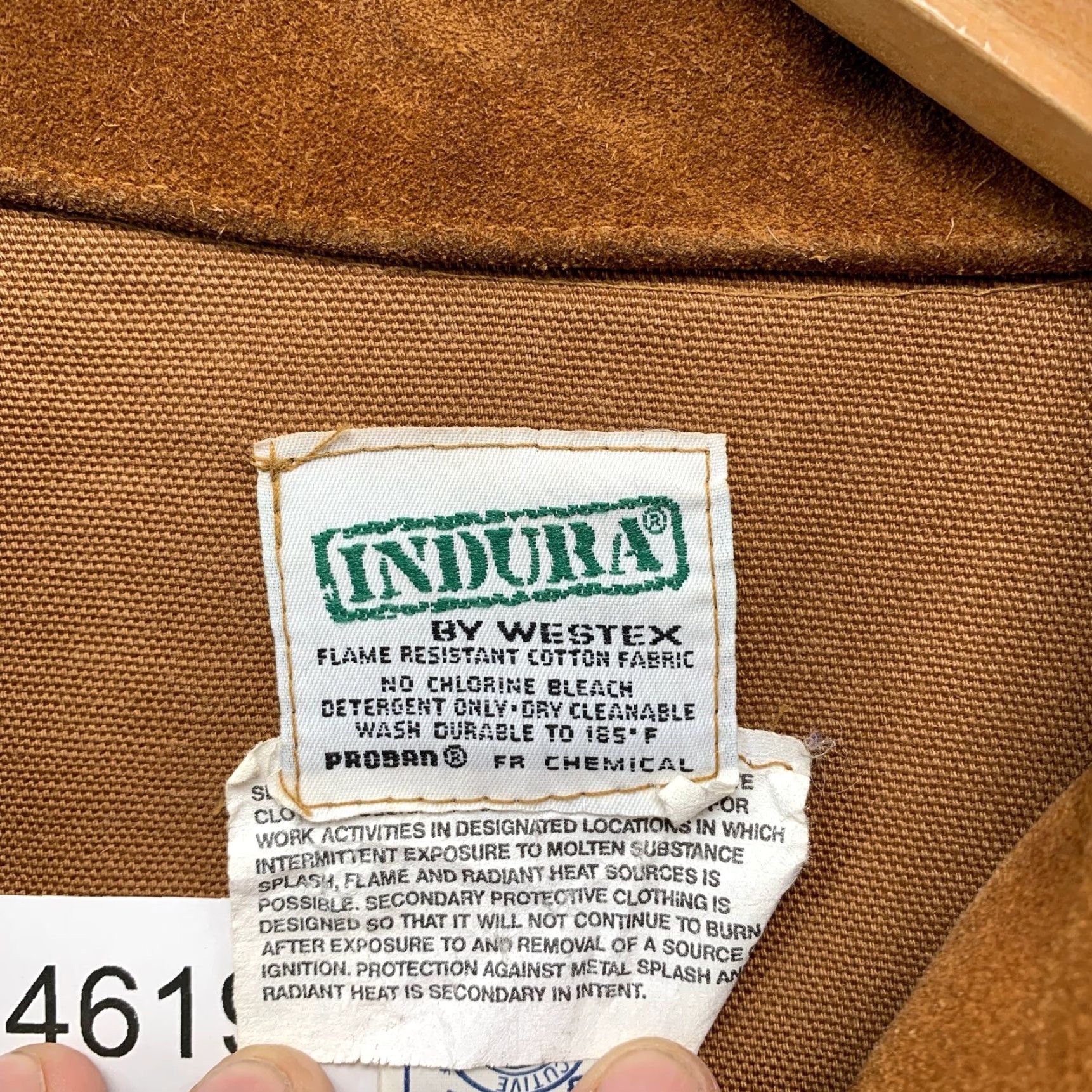 Vintage Indura Westex Union Lined FR Chore Jacket Mens 2XL Tan Workwear Fire Resistant Jacket Size US XXL / EU 58 / 5 - 3 Thumbnail