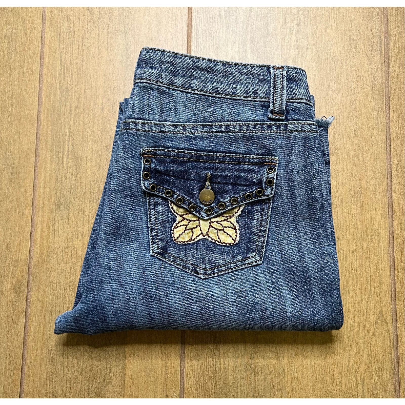 Vintage Vintage BACCINI Women's Sz 8 Mid Rise Flared Y2K western Size 30" / US 8 / IT 44 - 1 Thumbnail