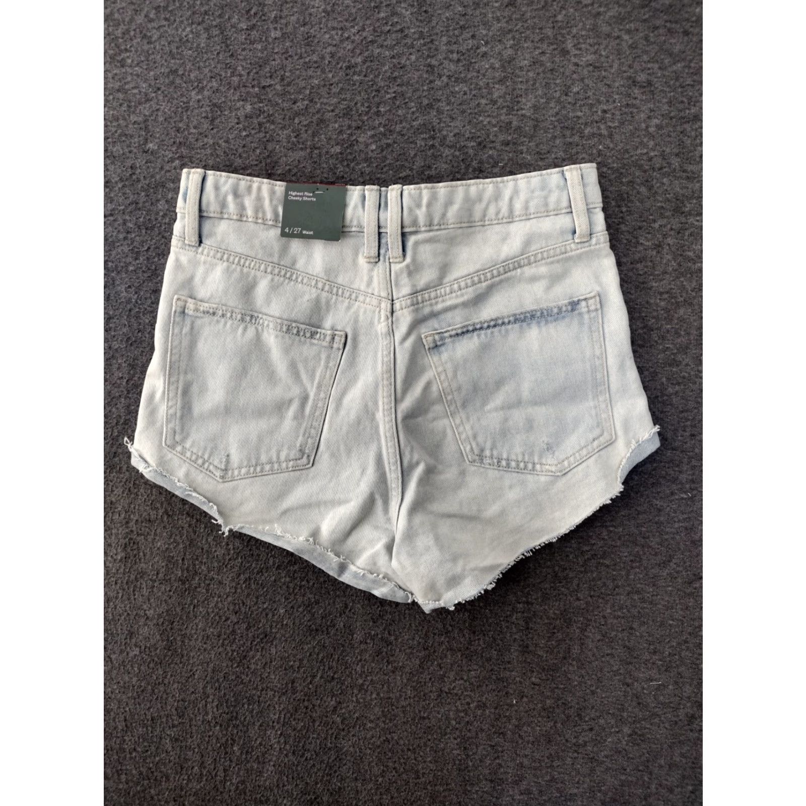 Vintage Nike Wild Fable Denim Shorts Size 27" / US 4 / IT 40 - 2 Thumbnail