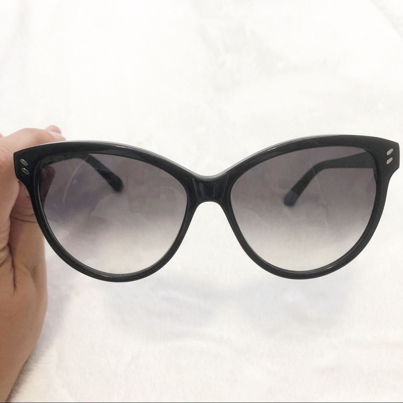 Stella McCartney Stella McCartney black cat eye sunglasses oversized 57mm Size ONE SIZE - 4 Thumbnail