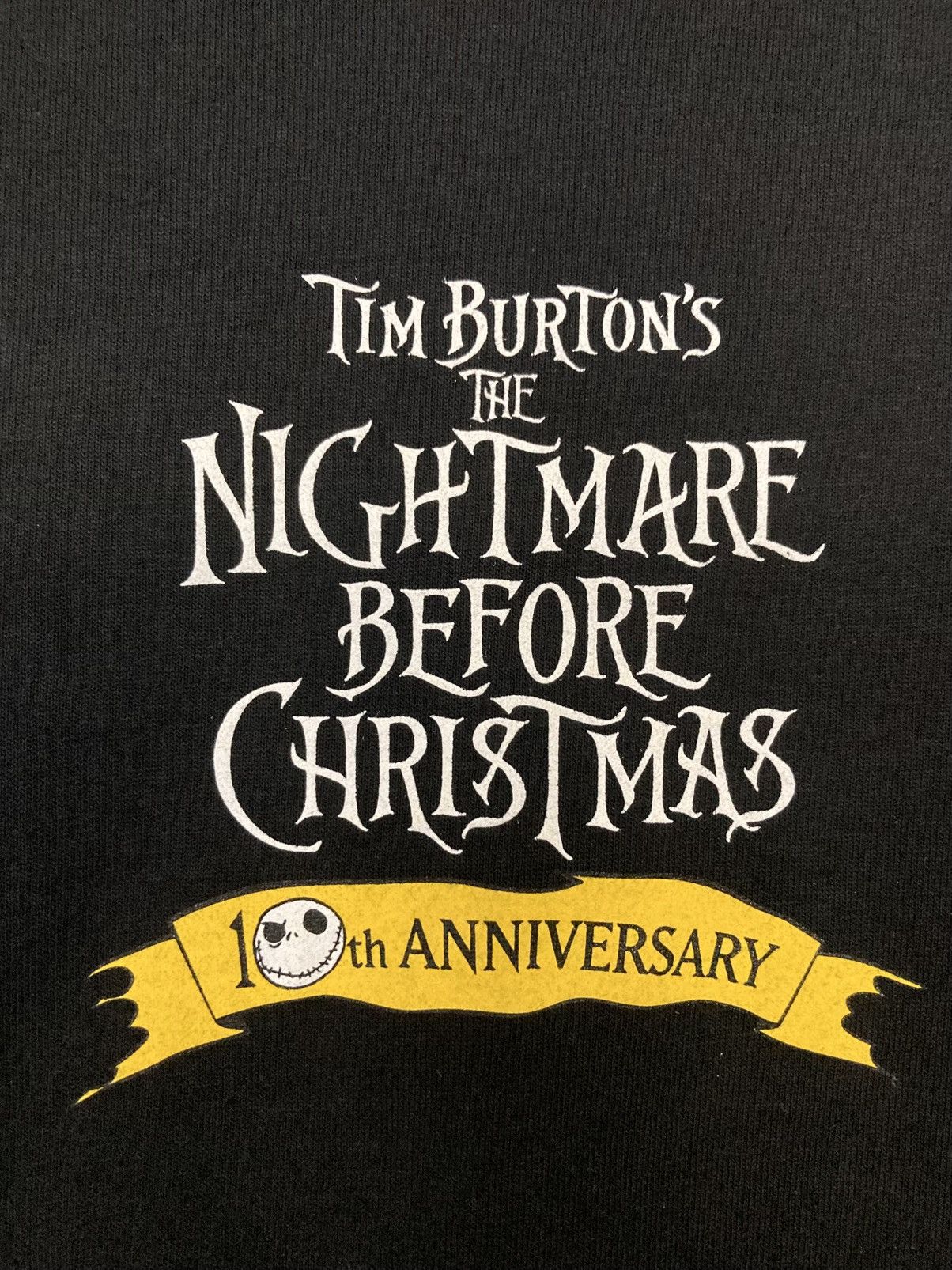 Disney NIGHTMARE BEFORE CHRISTMAS 10TH ANNIVERSARY SHIRT MOVIE JACK Size US L / EU 52-54 / 3 - 3 Thumbnail