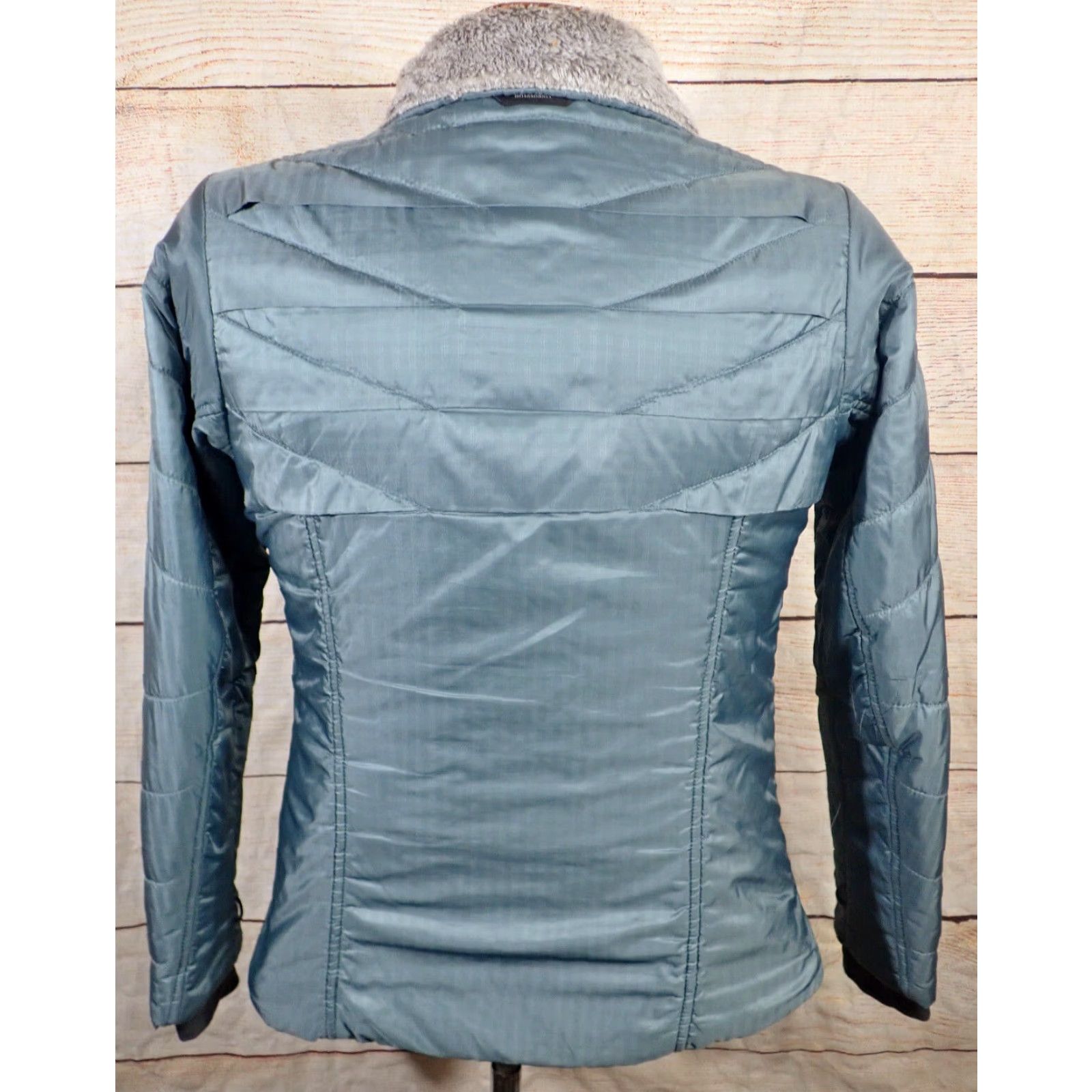 Vintage Columbia Omni Heat Interchange Full Zip Thermal Ski Jacket Womens Small Green Colsuit Jacket (Jacket) - 90s Outdoor Cozy Regular Fit with Zip Pockets Size S / US 4 / IT 40 - 4 Thumbnail