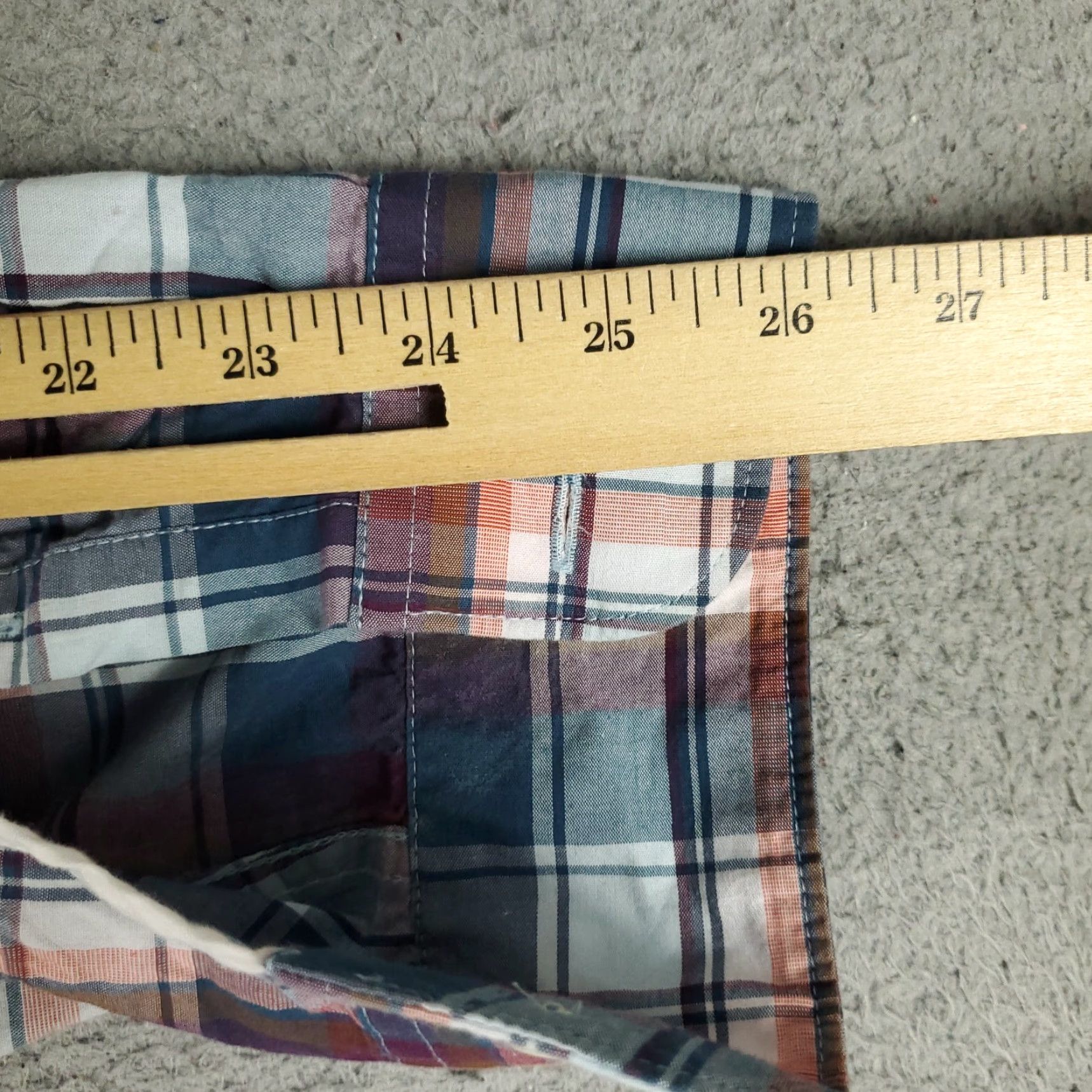 Original Penguin Original Penguin Blue Plaid Casual Button-Up Shirt Mens Large Long Sleeve Size US L / EU 52-54 / 3 - 7 Thumbnail