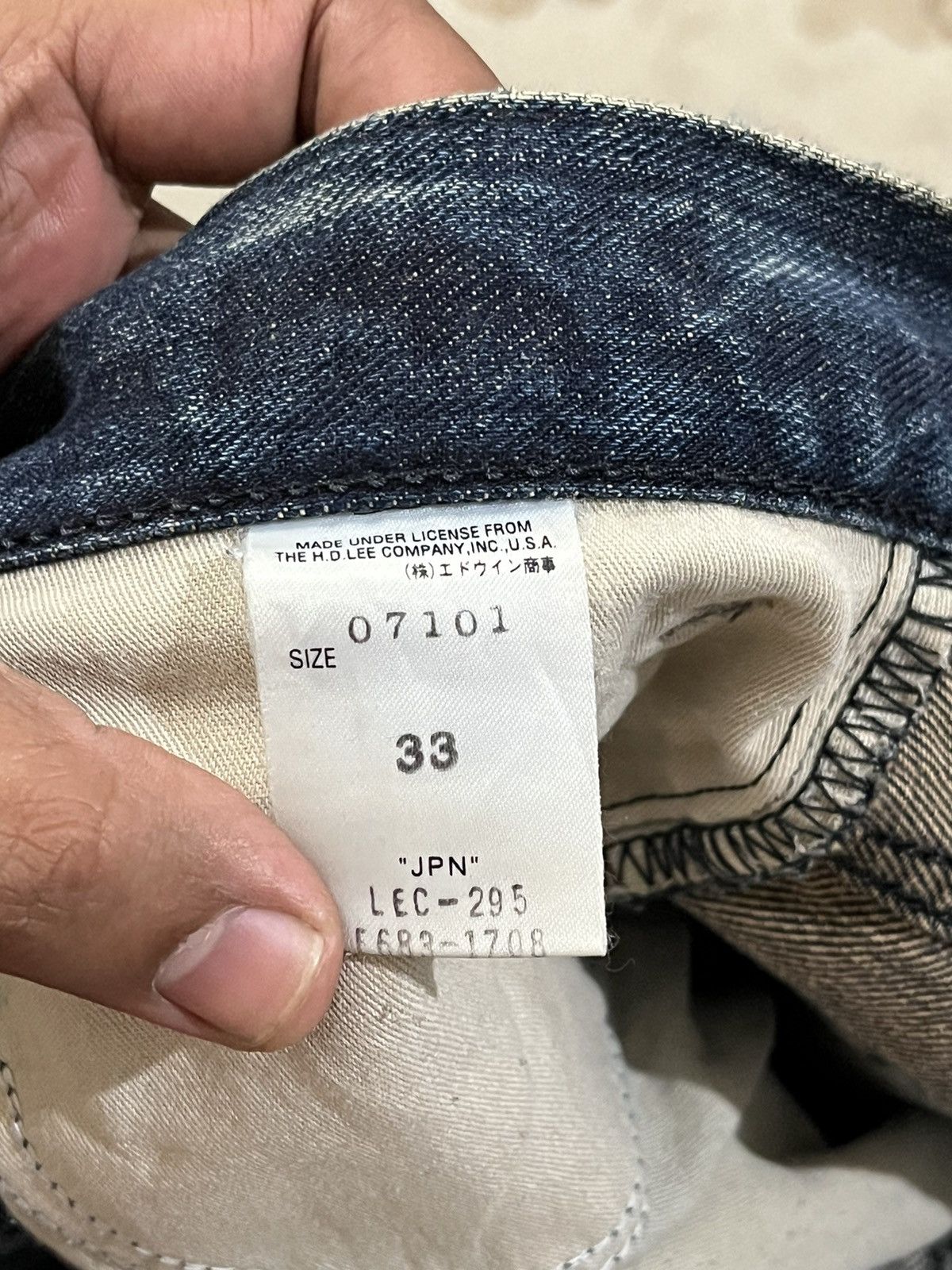 Cowboy Equipment Vintage Lee Riders Cowboy Spirit Fellows Jeans Size US 35 - 10 Thumbnail