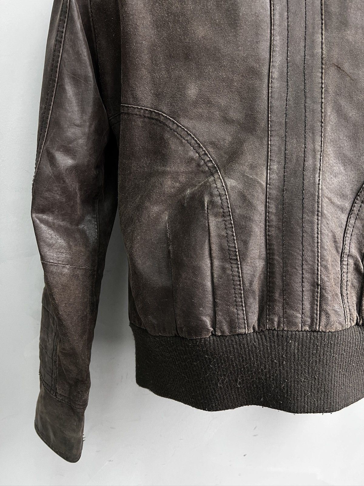 Diesel Diesel style leather cropped bomber jacket y2k Size US M / EU 48-50 / 2 - 8 Thumbnail