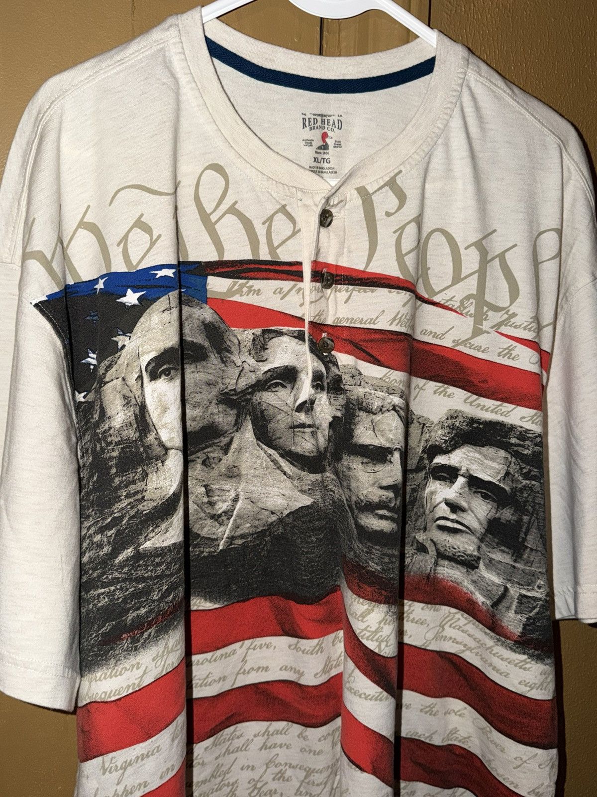 Redhead Red Head Brand Co. We The People Mount Rushmore Shirt Size US XL / EU 56 / 4 - 20 Thumbnail