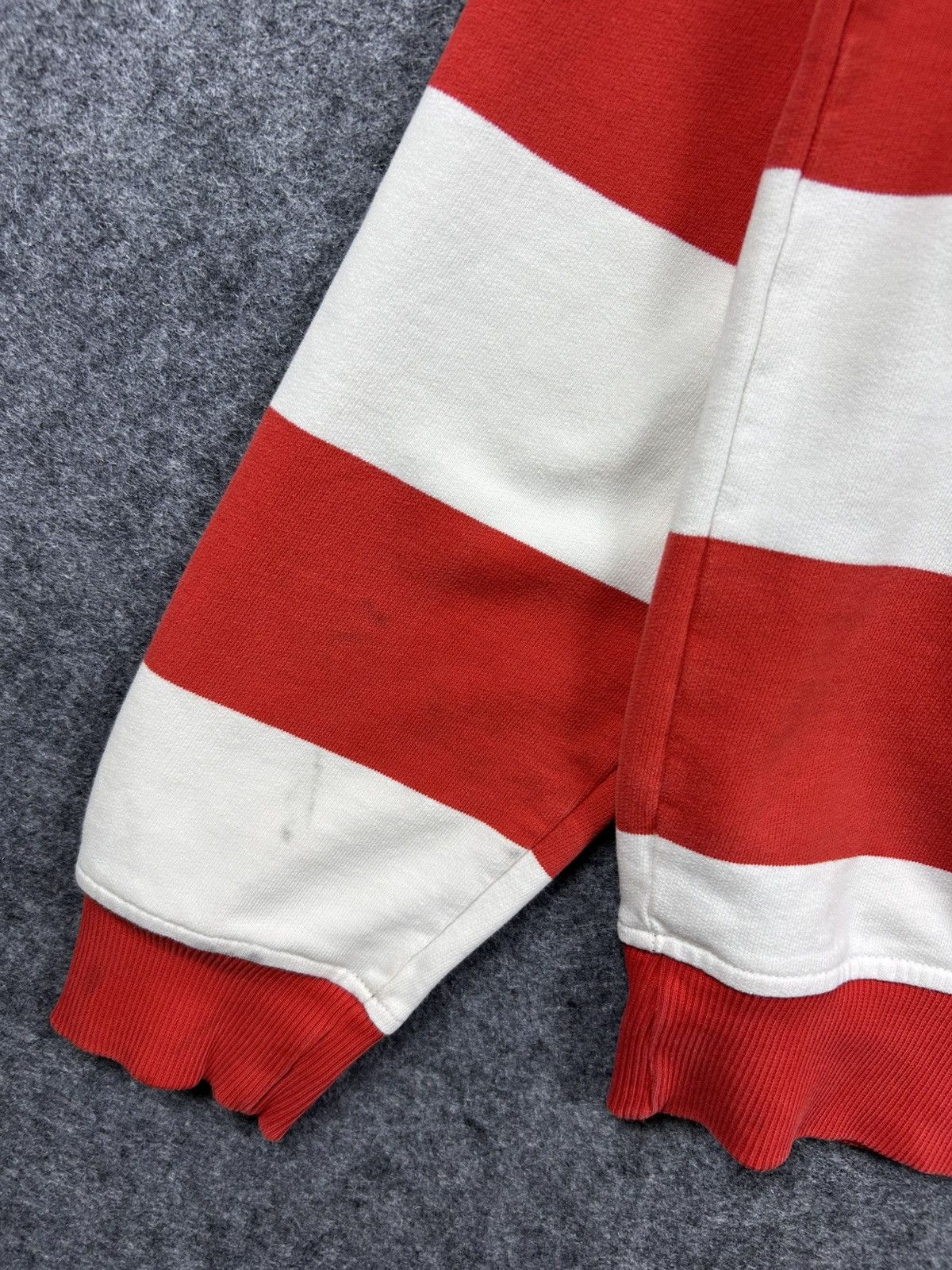 United Colors Of Benetton Benetton embroidery spellout stripes crewneck sweatshirts Size US S / EU 44-46 / 1 - 5 Thumbnail