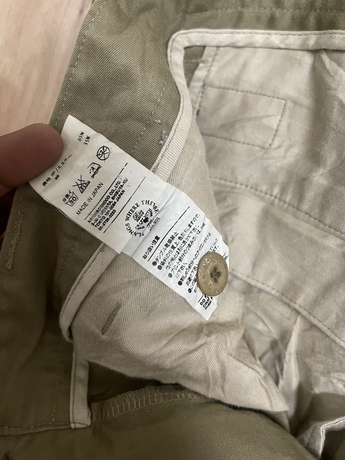 Neighborhood × Wtaps Vintage Wtaps Chino Pants Trousers W31 L36.5 Made in Japan Size US 31 - 8 Thumbnail