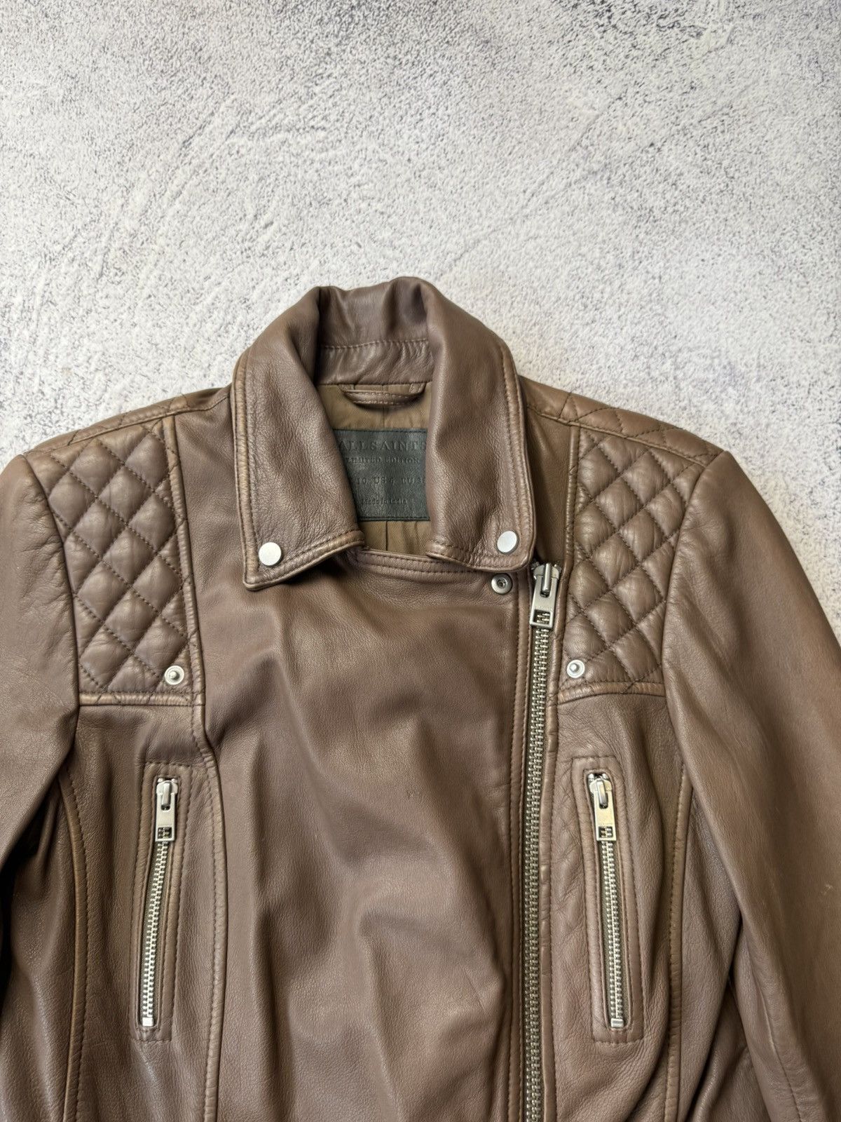 Allsaints Vintage Allsaints Limited Edition Leather Biker Jacket Japan Size M / US 6-8 / IT 42-44 - 4 Thumbnail