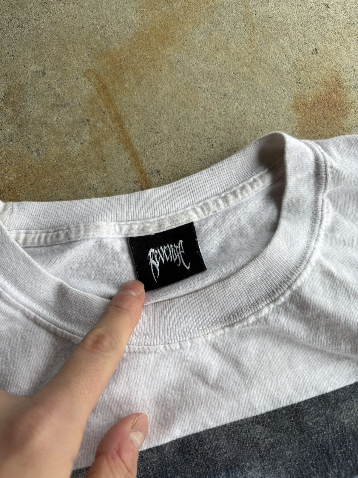 Revenge Crazy Revenge Heaven White Boxy Grunge Tee Size US XL / EU 56 / 4 - 4 Thumbnail