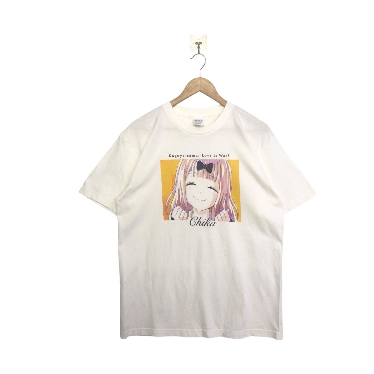 Anime × Japanese Brand KAGUYA SAMA LOVE IS WAR FUJIWARA CHIKA ANIME GRAPHIC TSHIRT Size US L / EU 52-54 / 3 - 1 Thumbnail