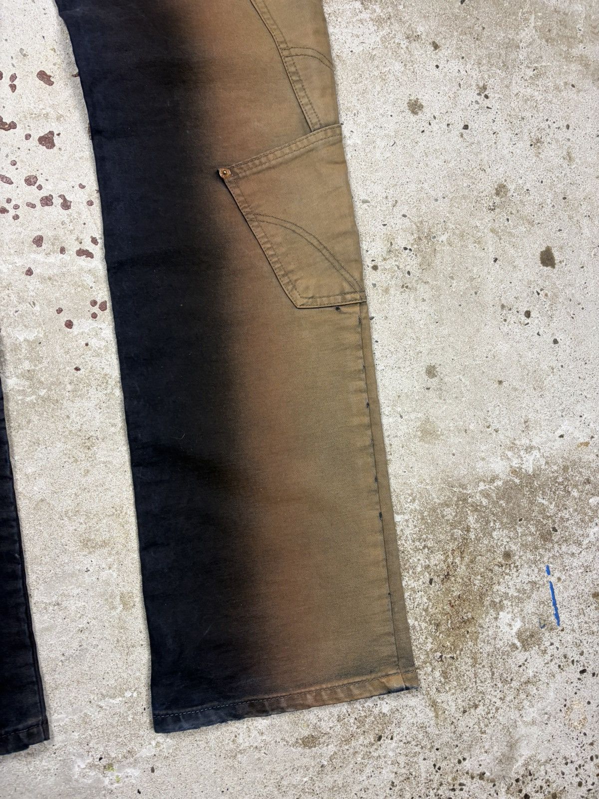 Dolce & Gabbana FW 2003 Dolce & Gabbana Utility Bronze Gradient Cargo Pants Size US 30 / EU 46 - 19 Thumbnail