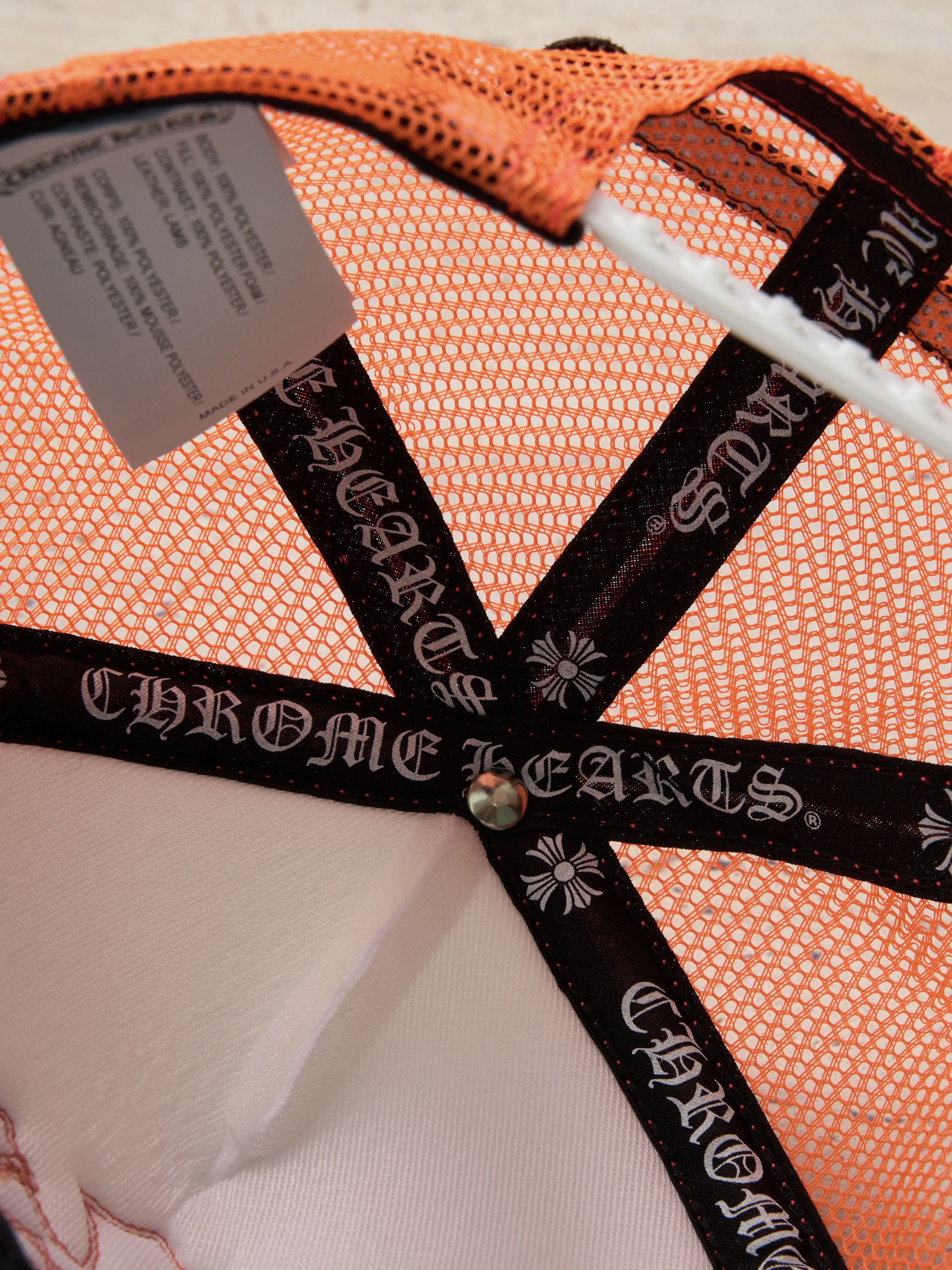 Chrome Hearts Chrome hearts hat trucker king taco Orange Size ONE SIZE - 6 Thumbnail