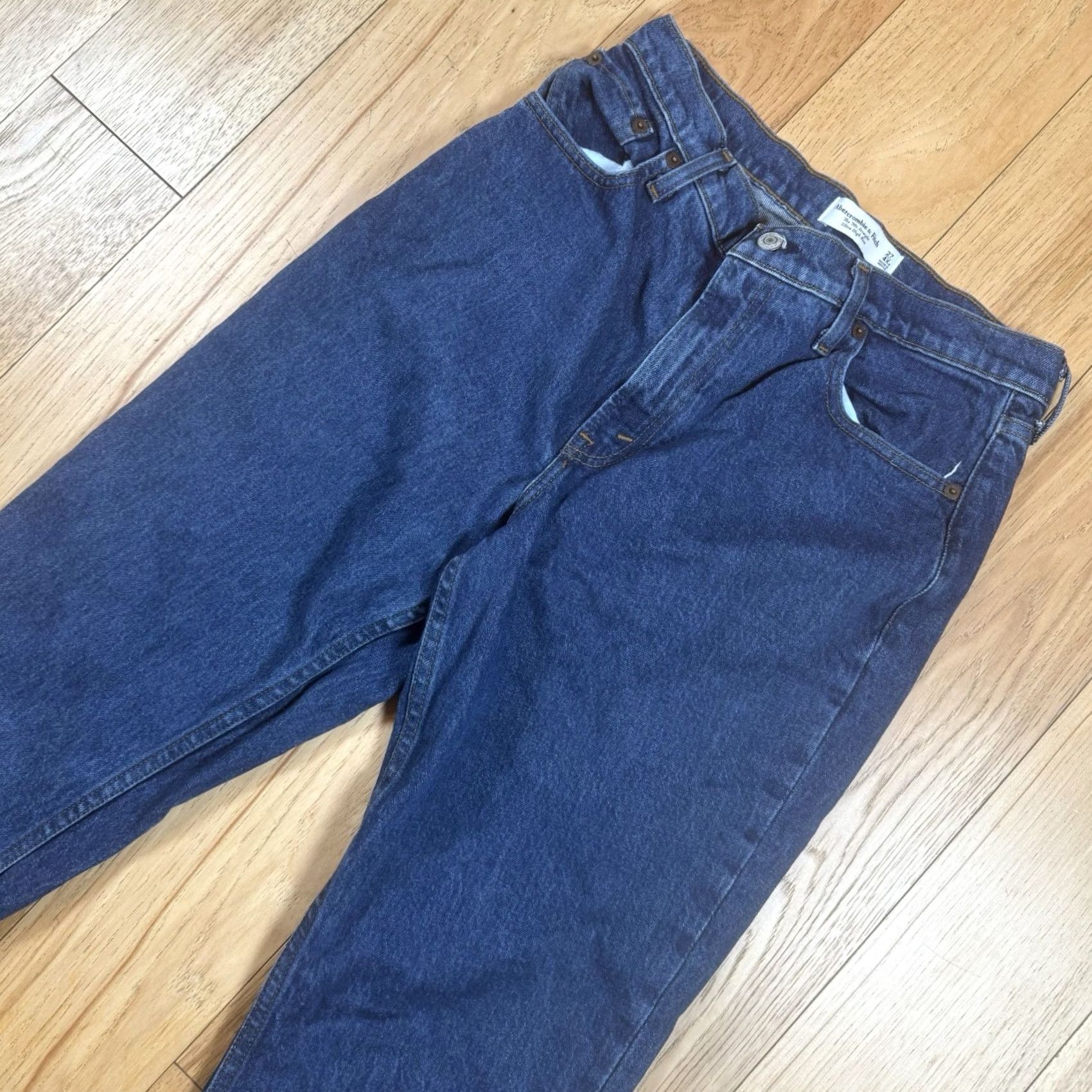Abercrombie & Fitch VINTAGE Abercrombie & Fitch Jeans 90s Straight Ultra High Rise Women 27 Blue 4xs Women Jeans 27 Regular 90s Womens Size 27" / US 4 / IT 40 - 2 Thumbnail