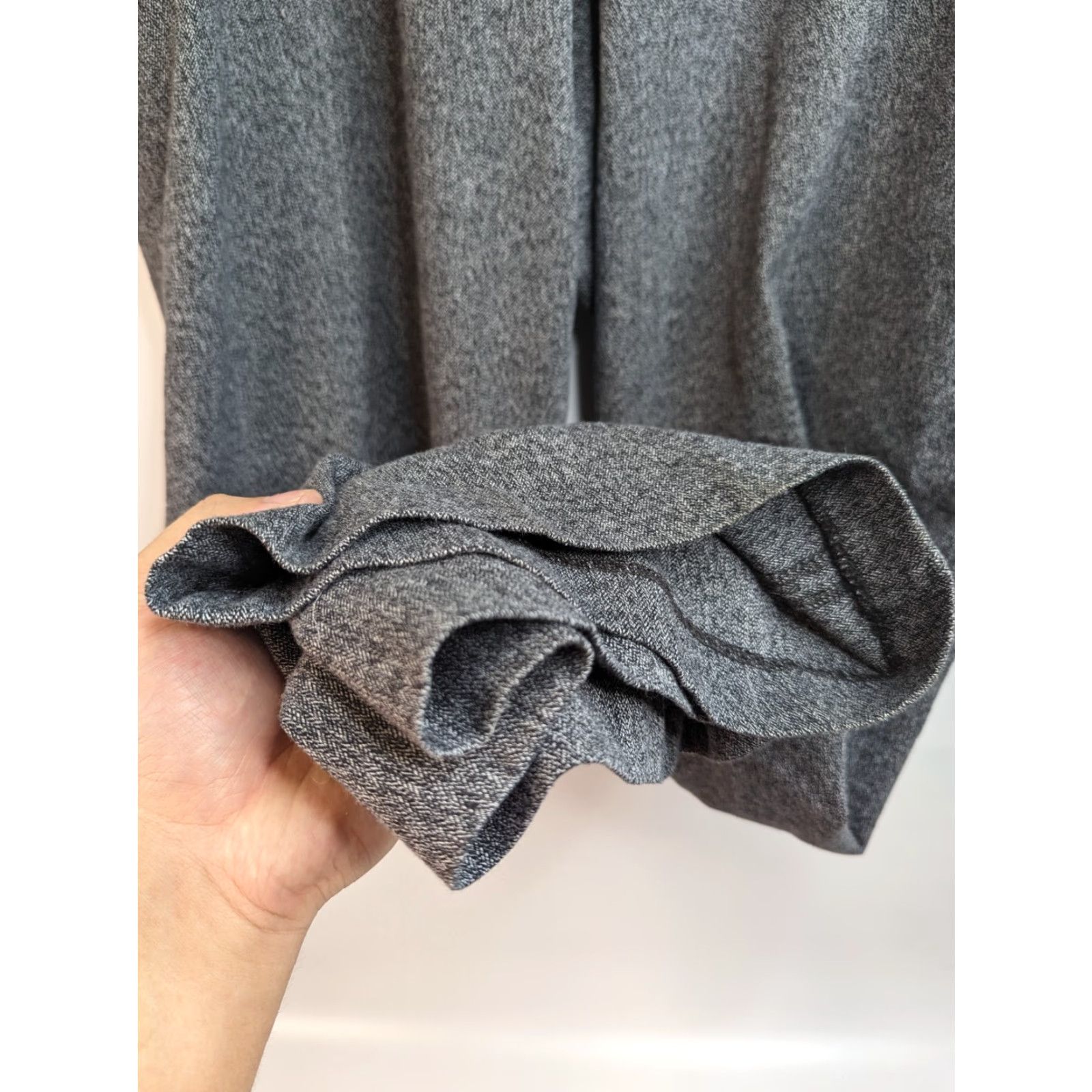 Vintage LANE BRYANT Charcoal Gray High Rise Women's 16 Casual Pant Tapered Waist 38 in Inseam 30 in Size 38" / US 16 / IT 52 - 4 Thumbnail