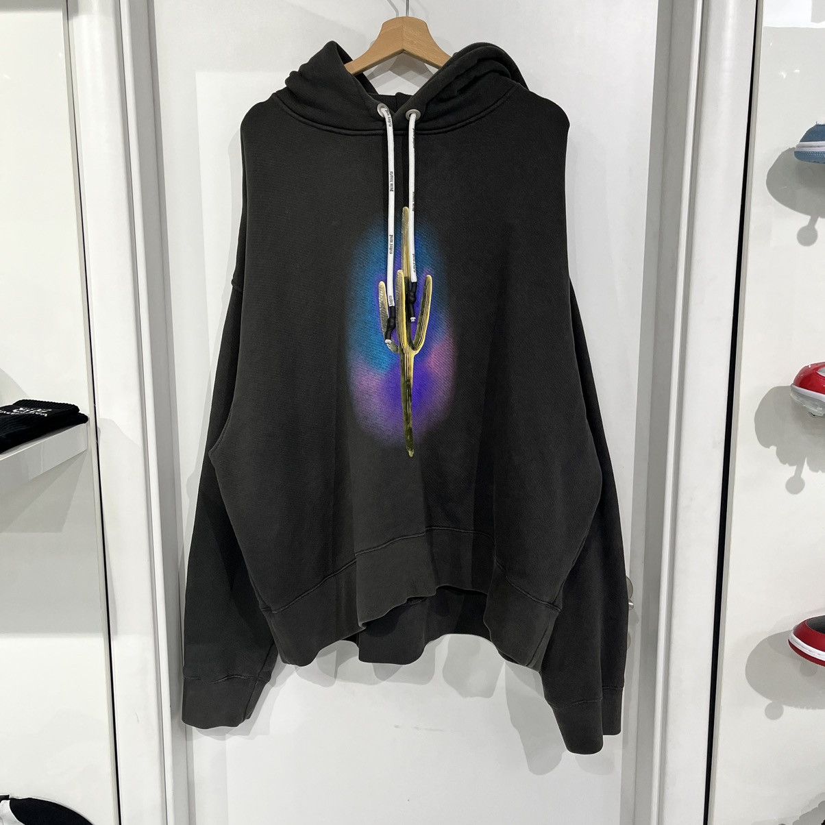 Palm Angels Palm Angels Hoodie Cactus Grey Grailed