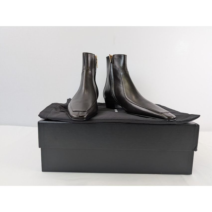 Saint Laurent Paris o1rshd1 Nappa Giannutri Paolo 30 Boots in Eagle Brown Size US 8 / EU 41 - 19 Thumbnail