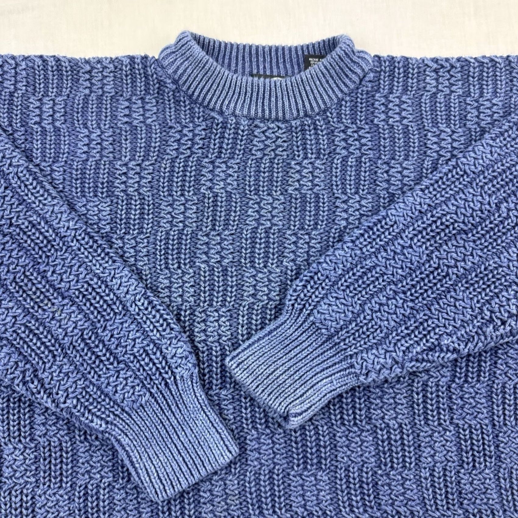 Vintage VINTAGE Structure Sweater Adult XL Pullover Chunky Heavyweight 90s Classic USA Size US XL / EU 56 / 4 - 2 Thumbnail
