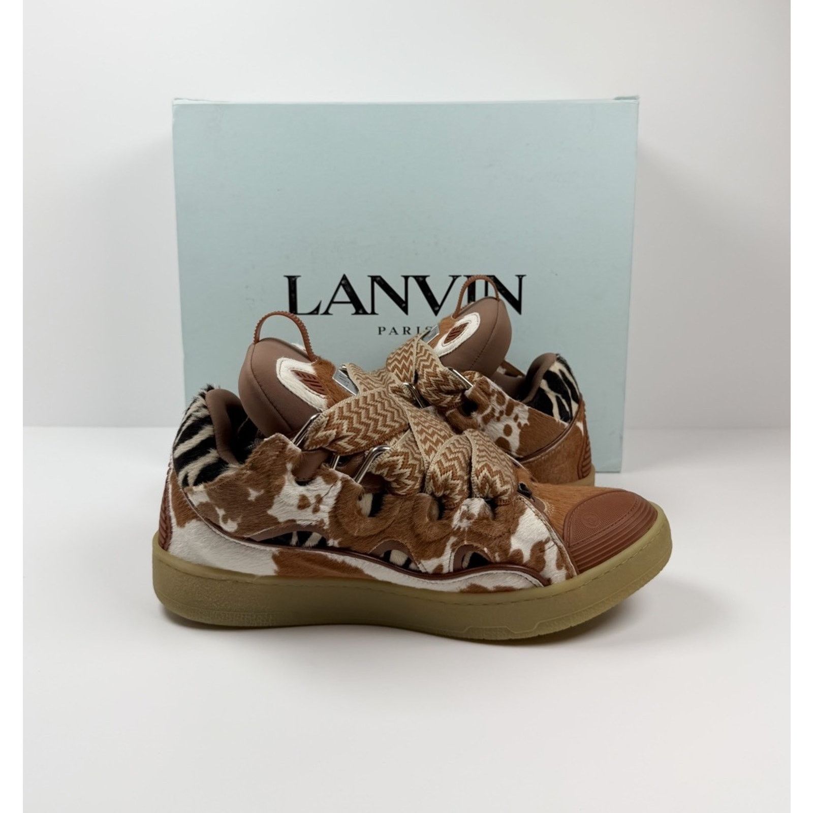 Lanvin Size 10 - Lanvin Curb Pony Hair Brown NEW/RETAIL $1.5K! Size US 10 / EU 43 - 5 Thumbnail