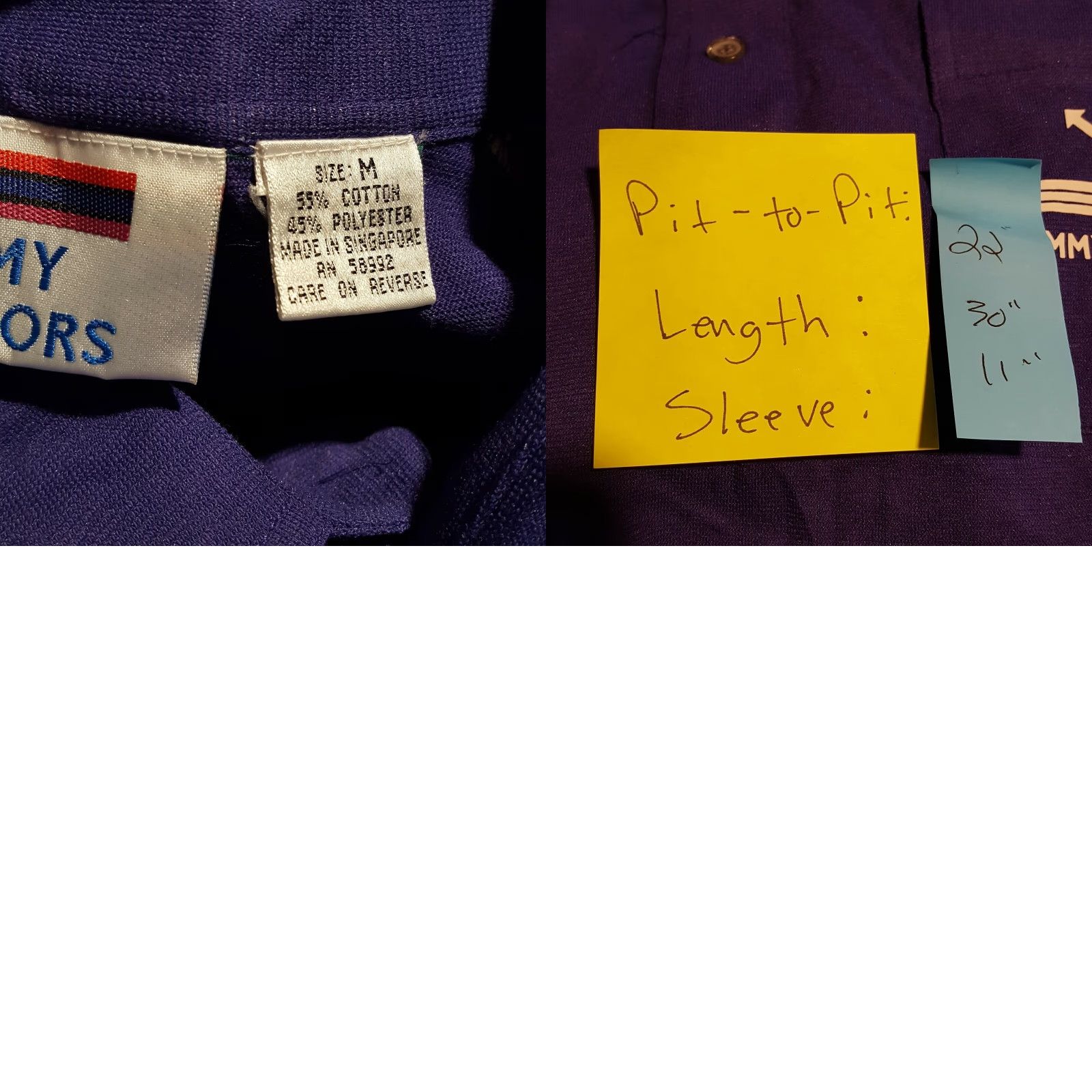 Vintage VINTAGE Jimmy Connors Polo Shirt Purple M Adult Shirt 90s Tennis Sports Collared Cotton Polyester Blend Button Logo Short Sleeve Casual Men Size US M / EU 48-50 / 2 - 8 Thumbnail