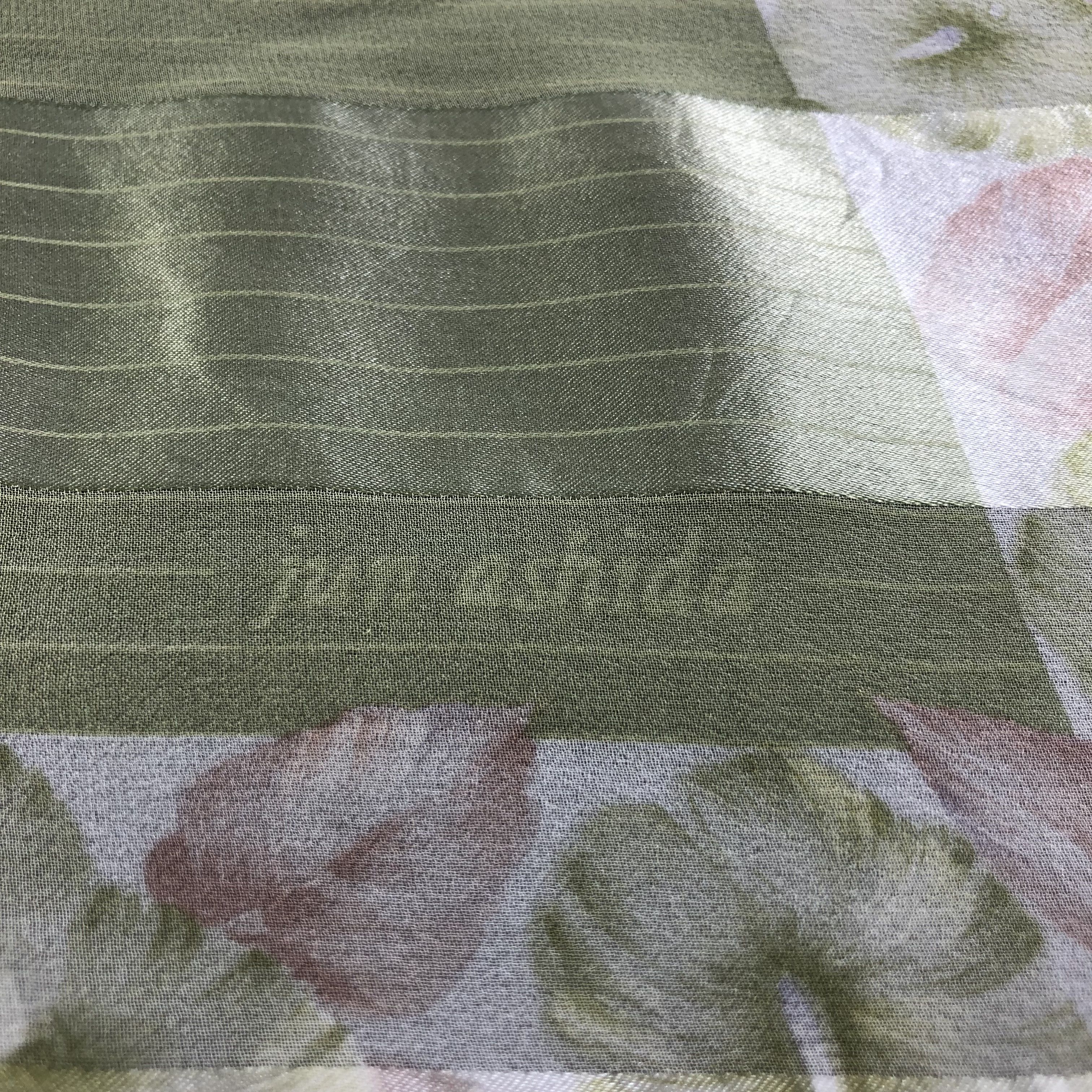 Japanese Brand Jun Ashida Slit Thread Silk Scarf M752 Size ONE SIZE - 3 Thumbnail