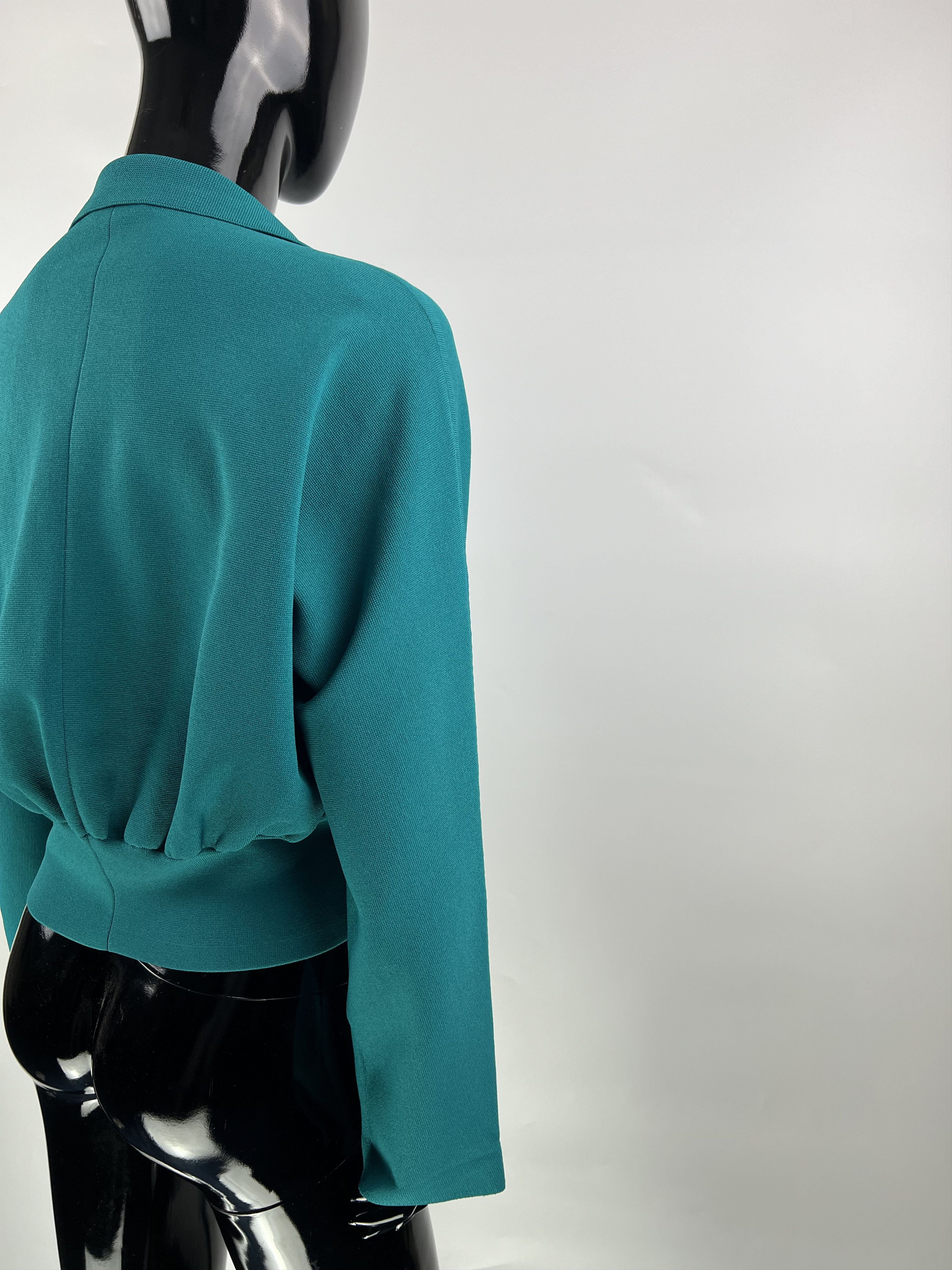 Cos COS Women's Turquoise Full Zip Jacket Size S Size S / US 4 / IT 40 - 2 Thumbnail