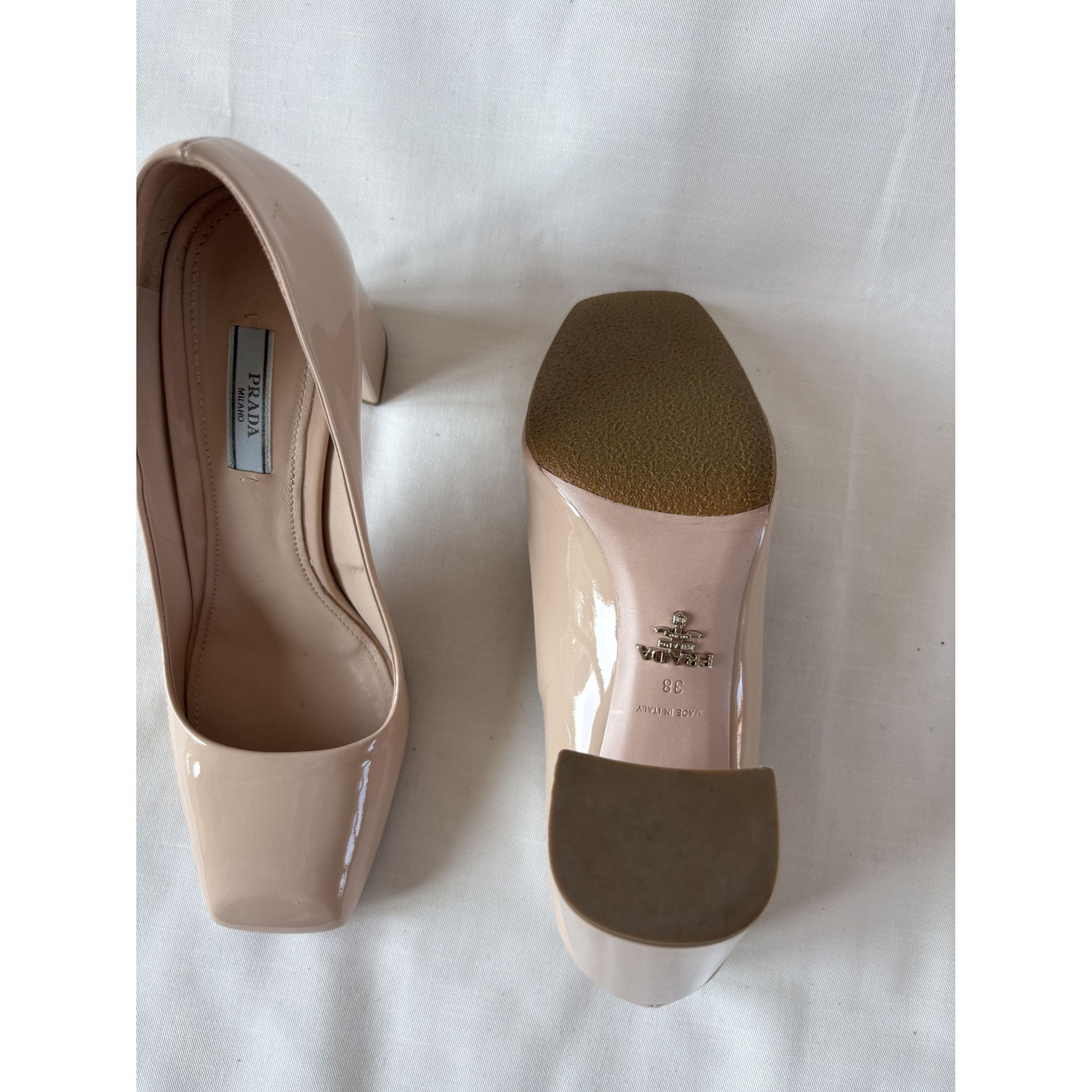 Prada Prada nude pumps Size US 8 / IT 38 - 3 Thumbnail