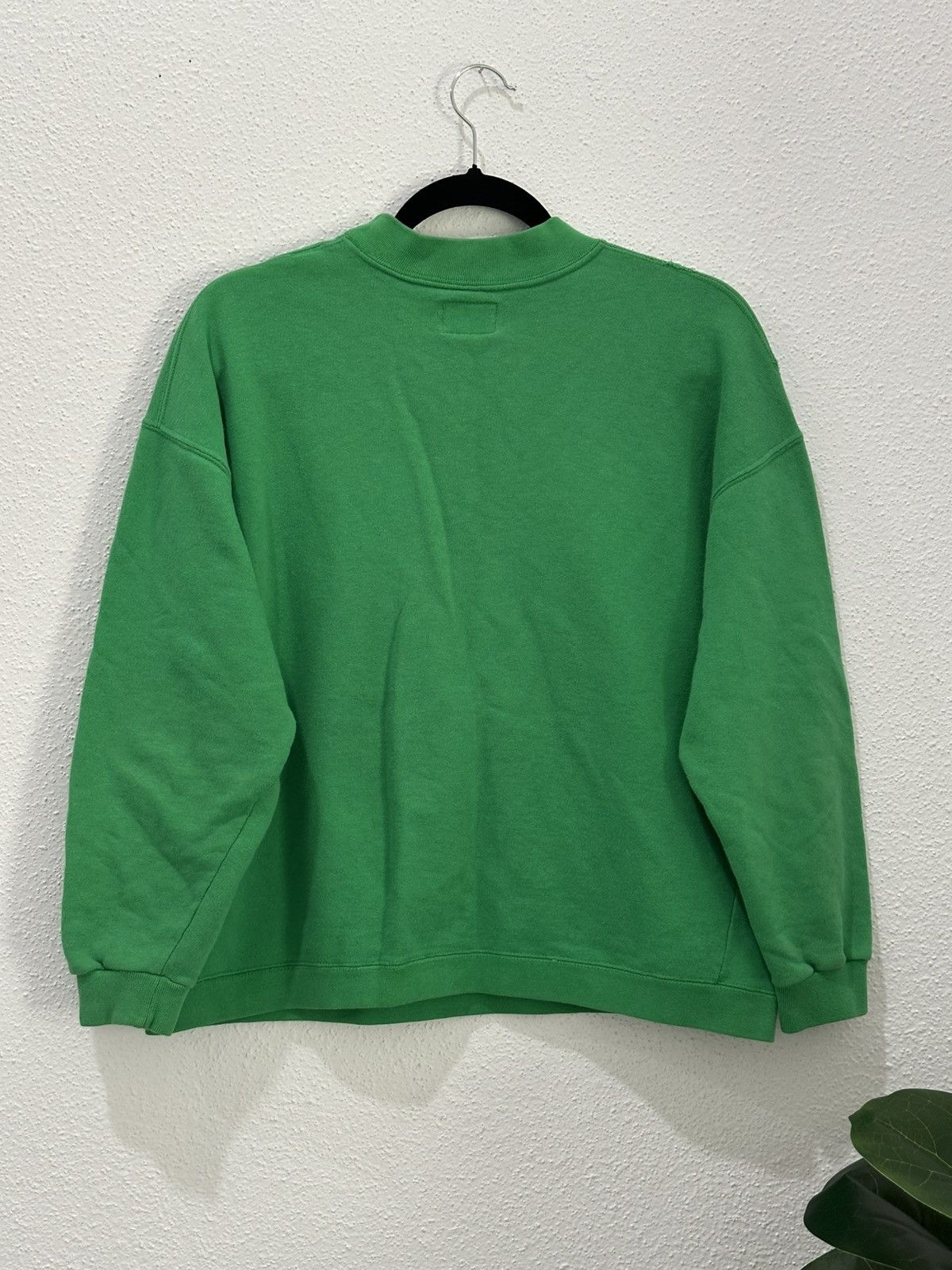 United Colors Of Benetton VTG 90s United Colors of Benetton Green Mock Neck Pullover M Size M / US 6-8 / IT 42-44 - 6 Thumbnail