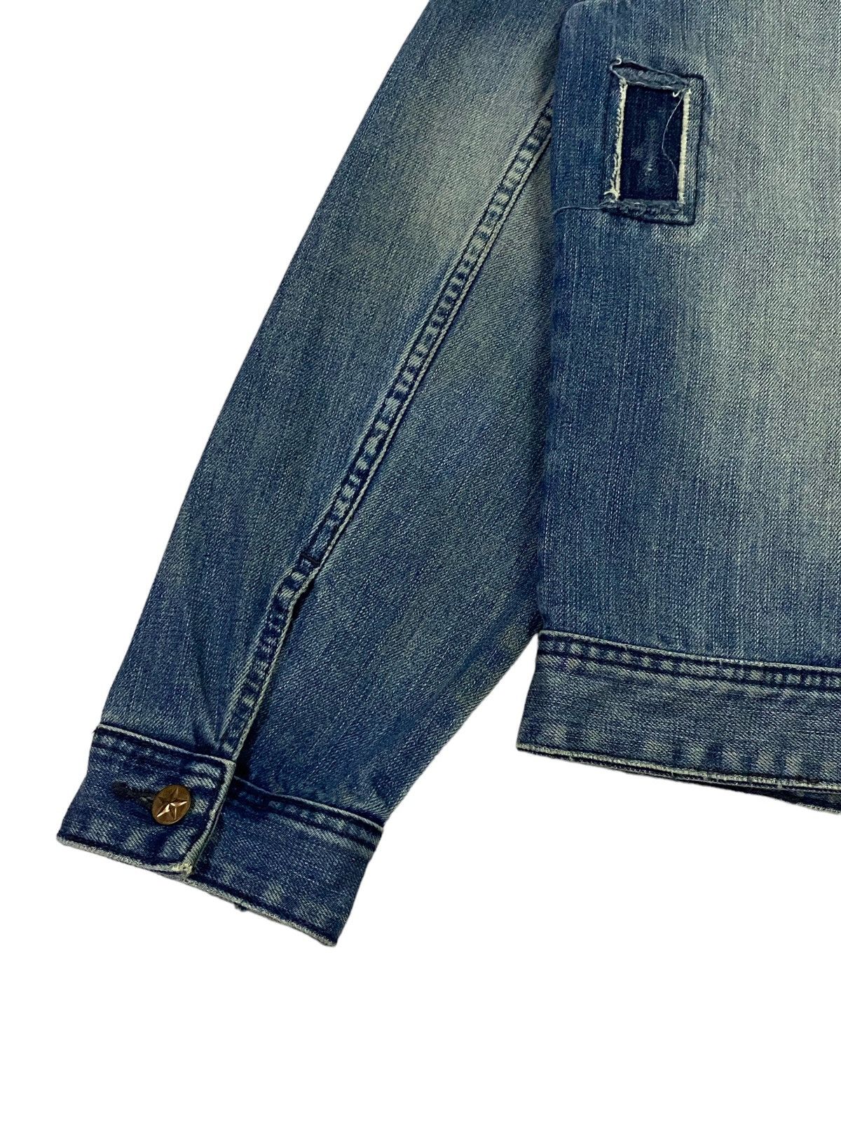 Jean Paul Gaultier Jean Paul Glaultier Distressed Denim Jacket Size US XL / EU 56 / 4 - 17 Thumbnail
