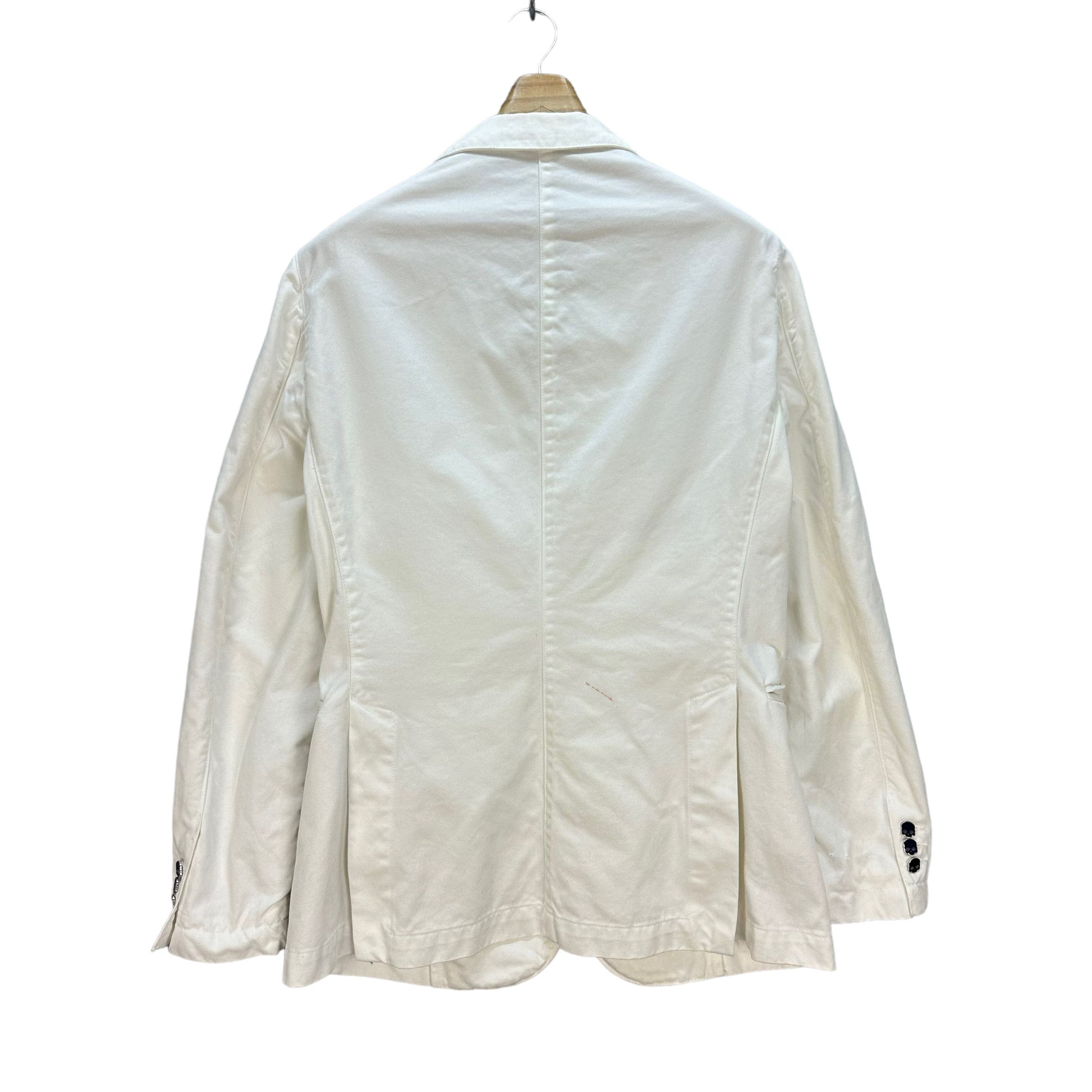 HYDROGEN HYDROGEN GIACCA DENIM SKULL BUTTON CASUAL JACKET #8184-210 Size US M / EU 48-50 / 2 - 15 Thumbnail