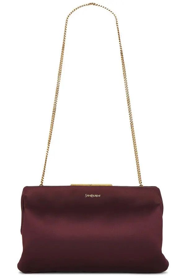 Saint Laurent Paris o1bcso1str1225 Size:OS/Clutch Small in Red Size ONE SIZE - 1 Thumbnail